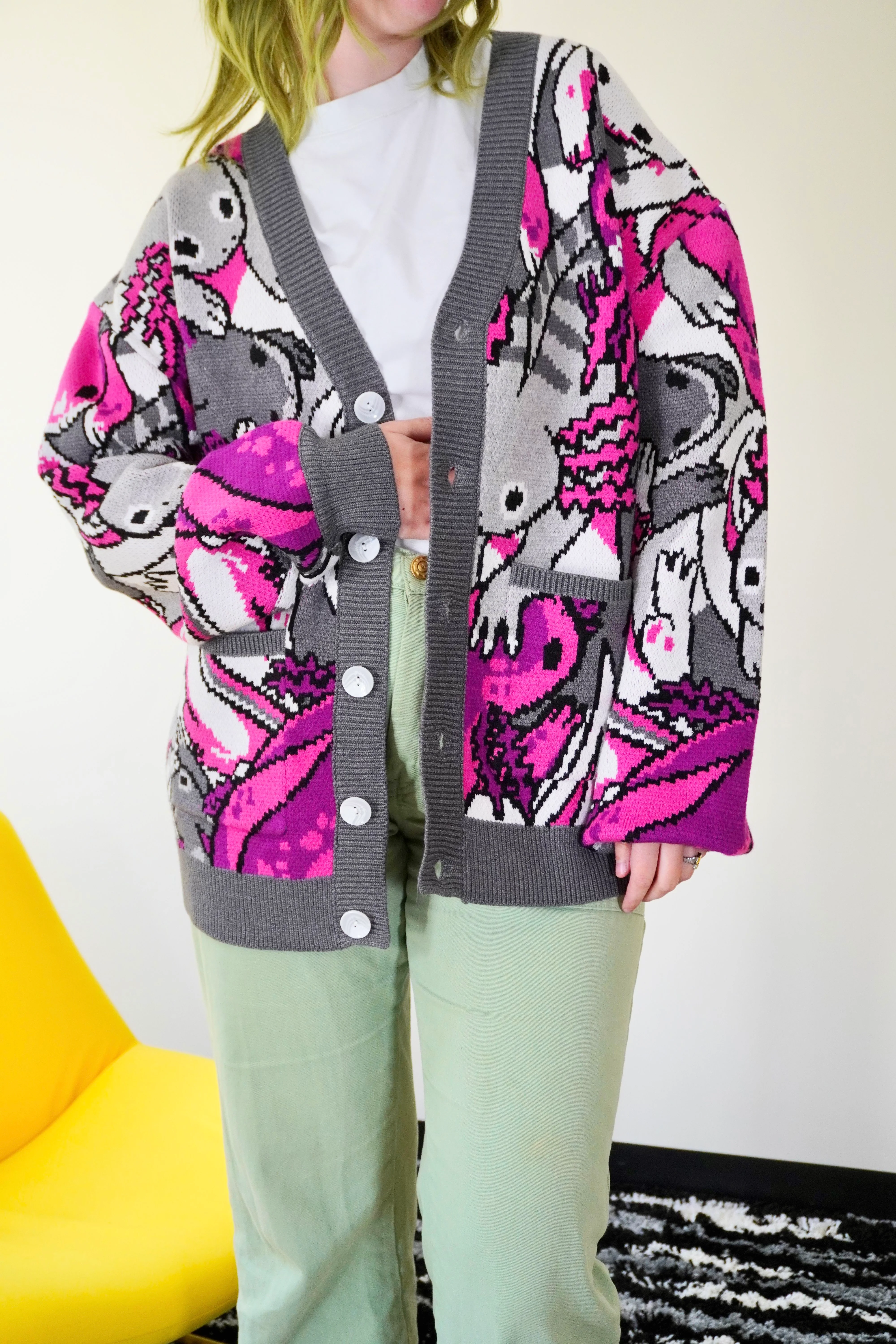 Ace Axolotl Cardigan - Image 3