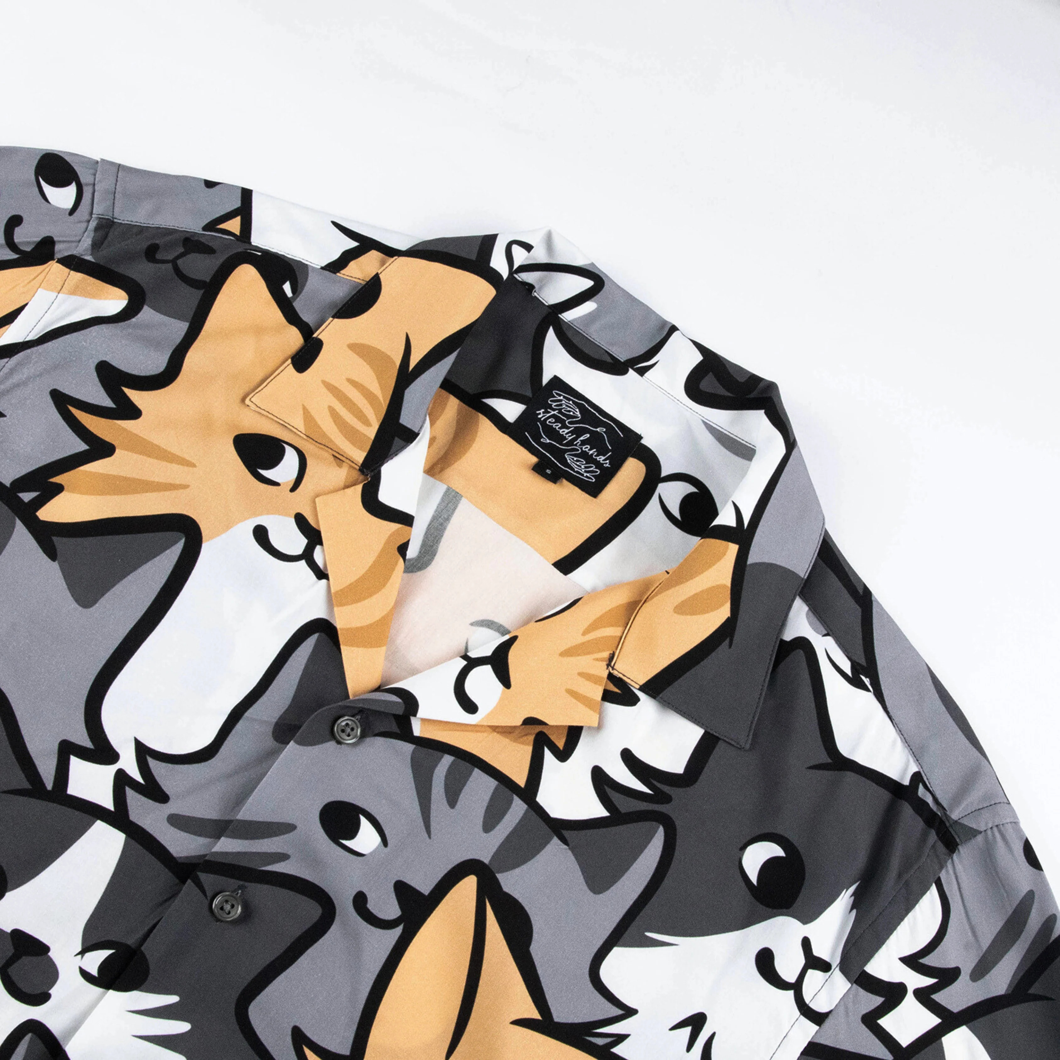 Are You Kitten Me Button Up - Image 8