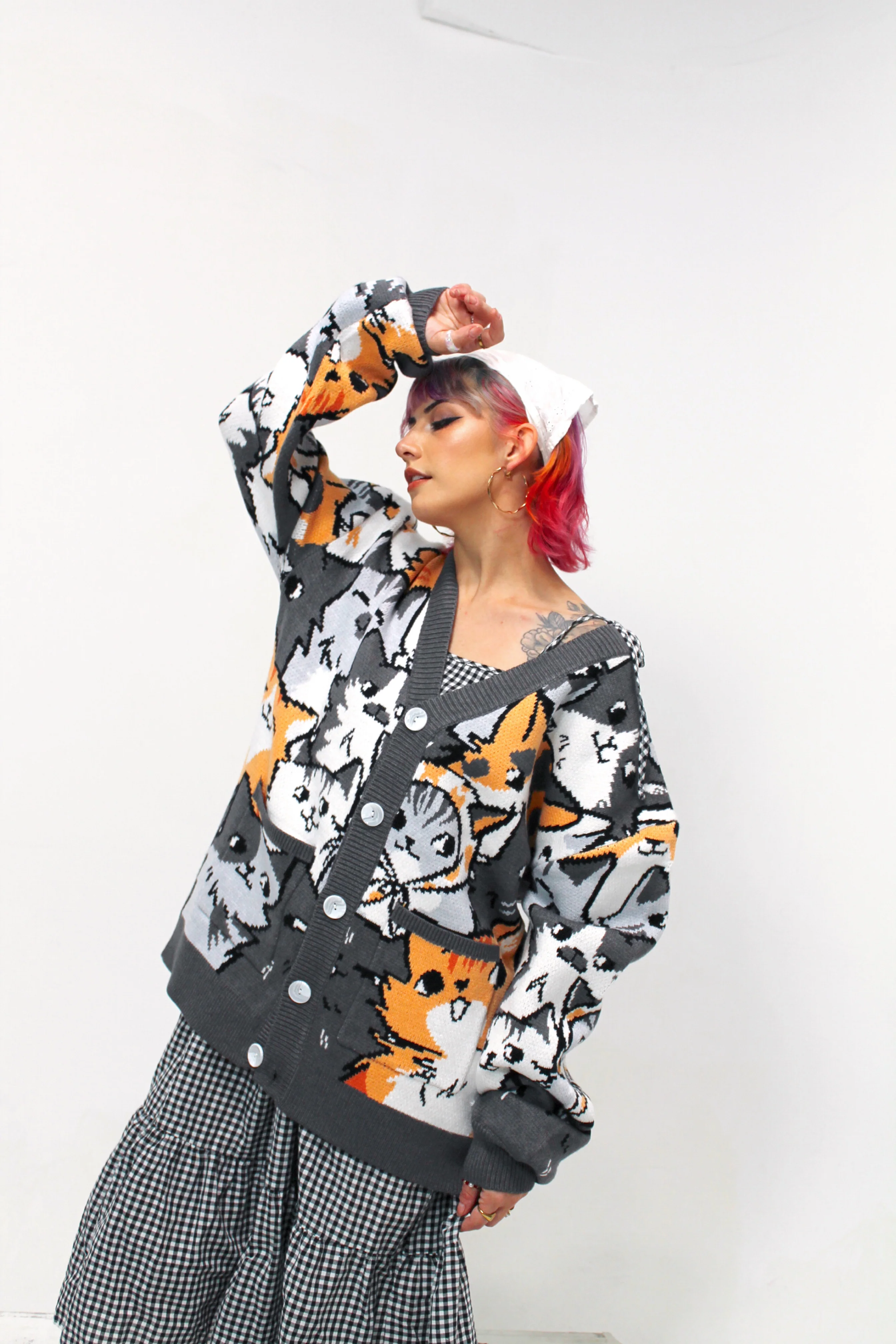 Are You Kitten Me Cardigan - Image 11