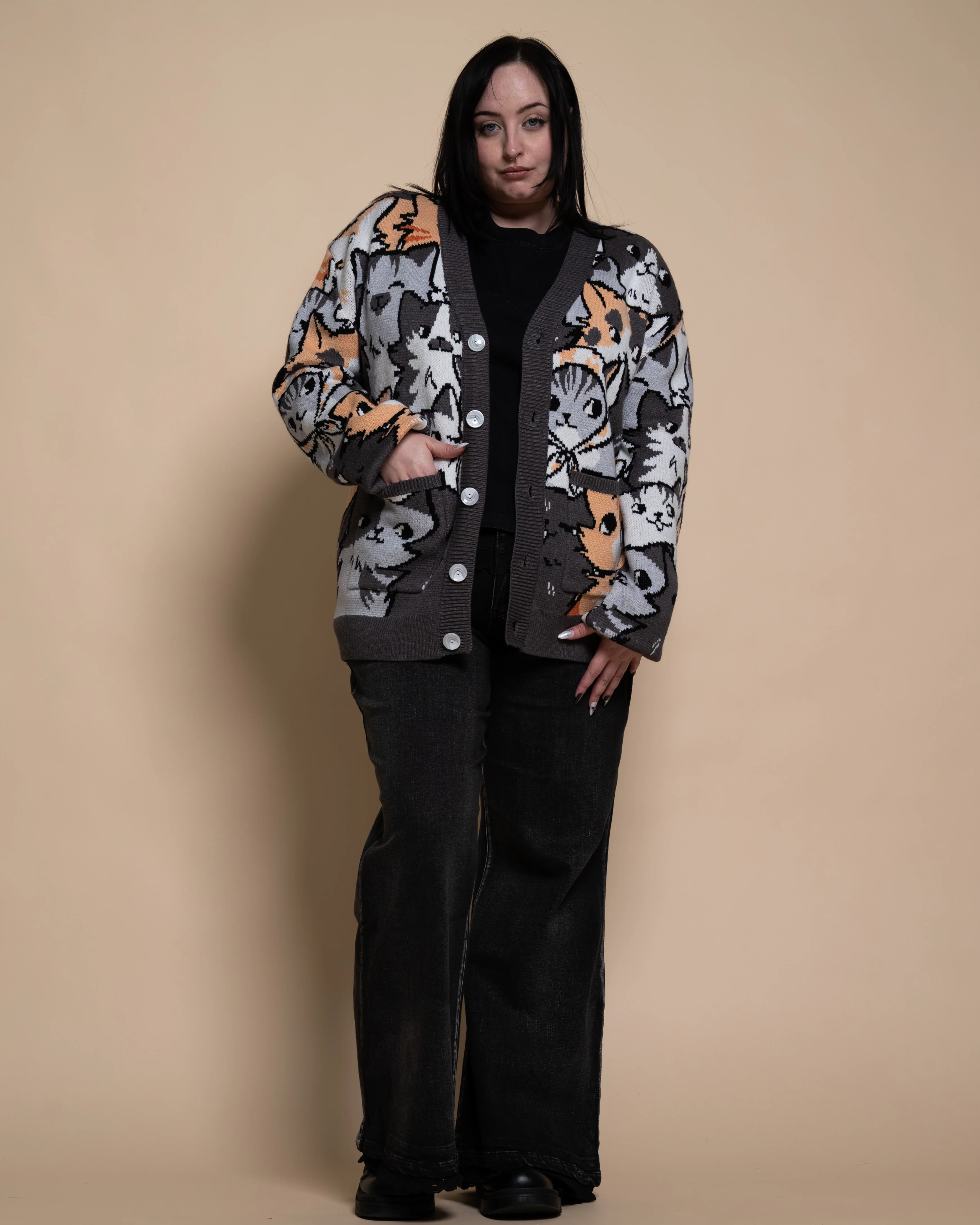 Are You Kitten Me Cardigan - Image 3