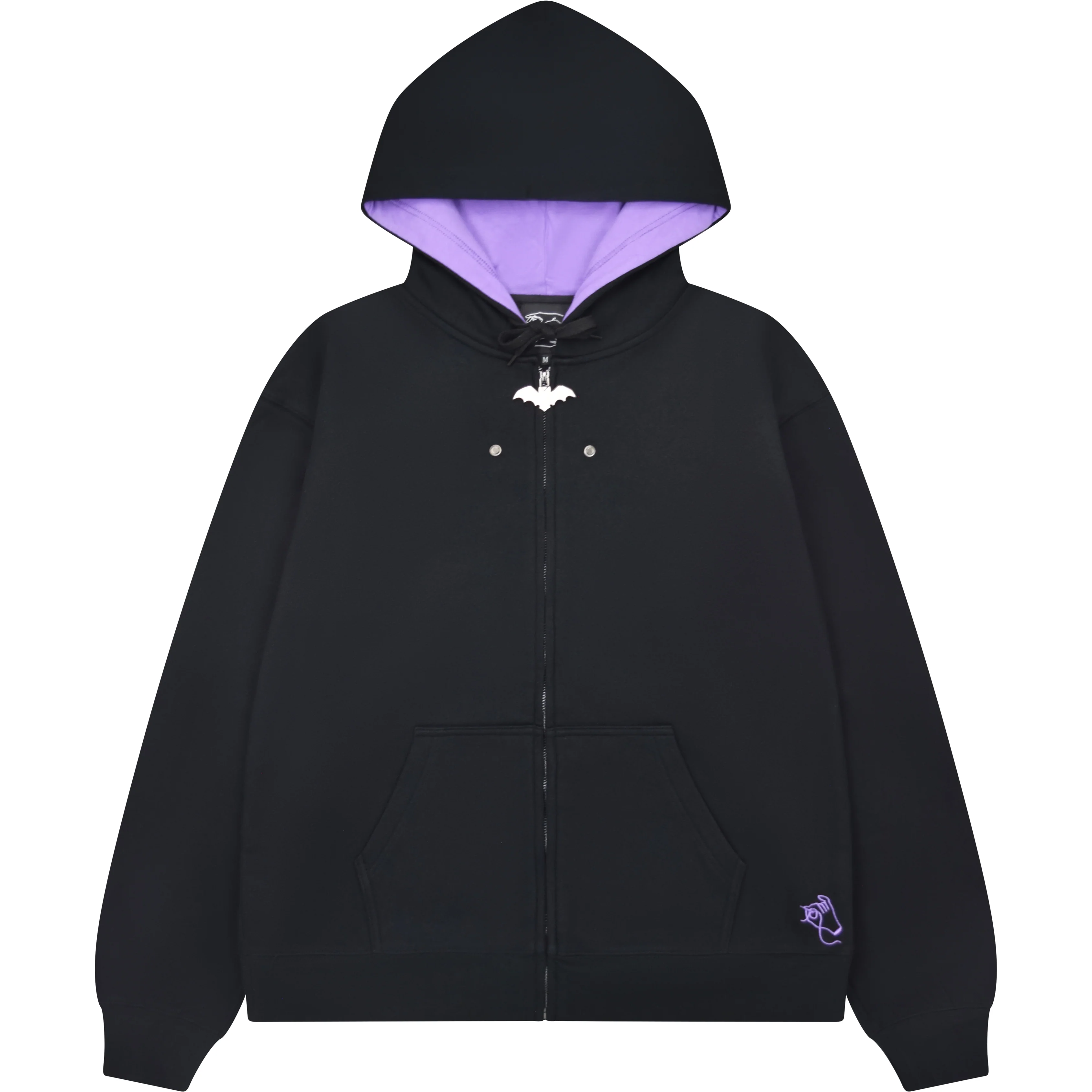 Bat Wing Zip Up Hoodie - Image 20