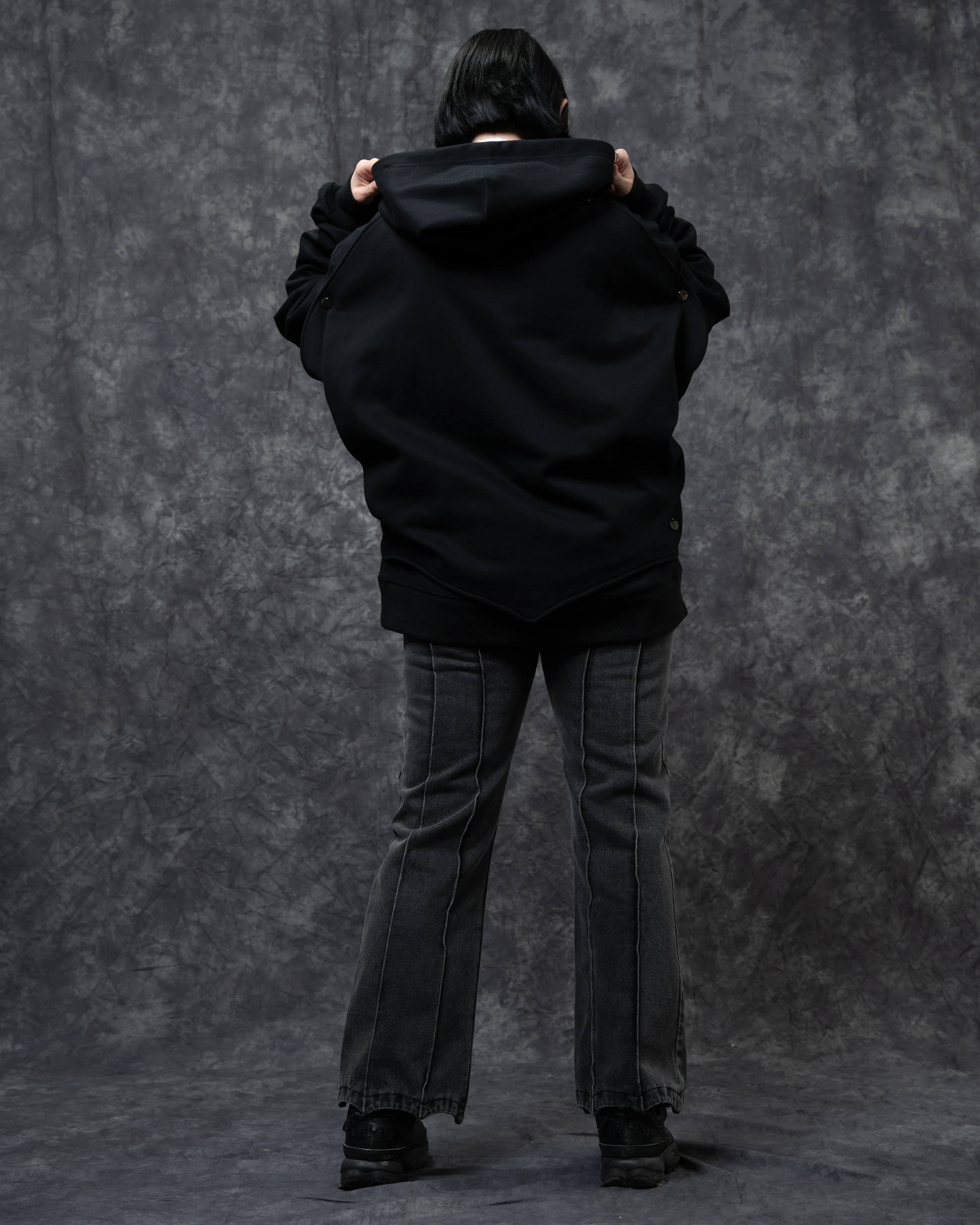 Bat Wing Zip Up Hoodie - Image 5