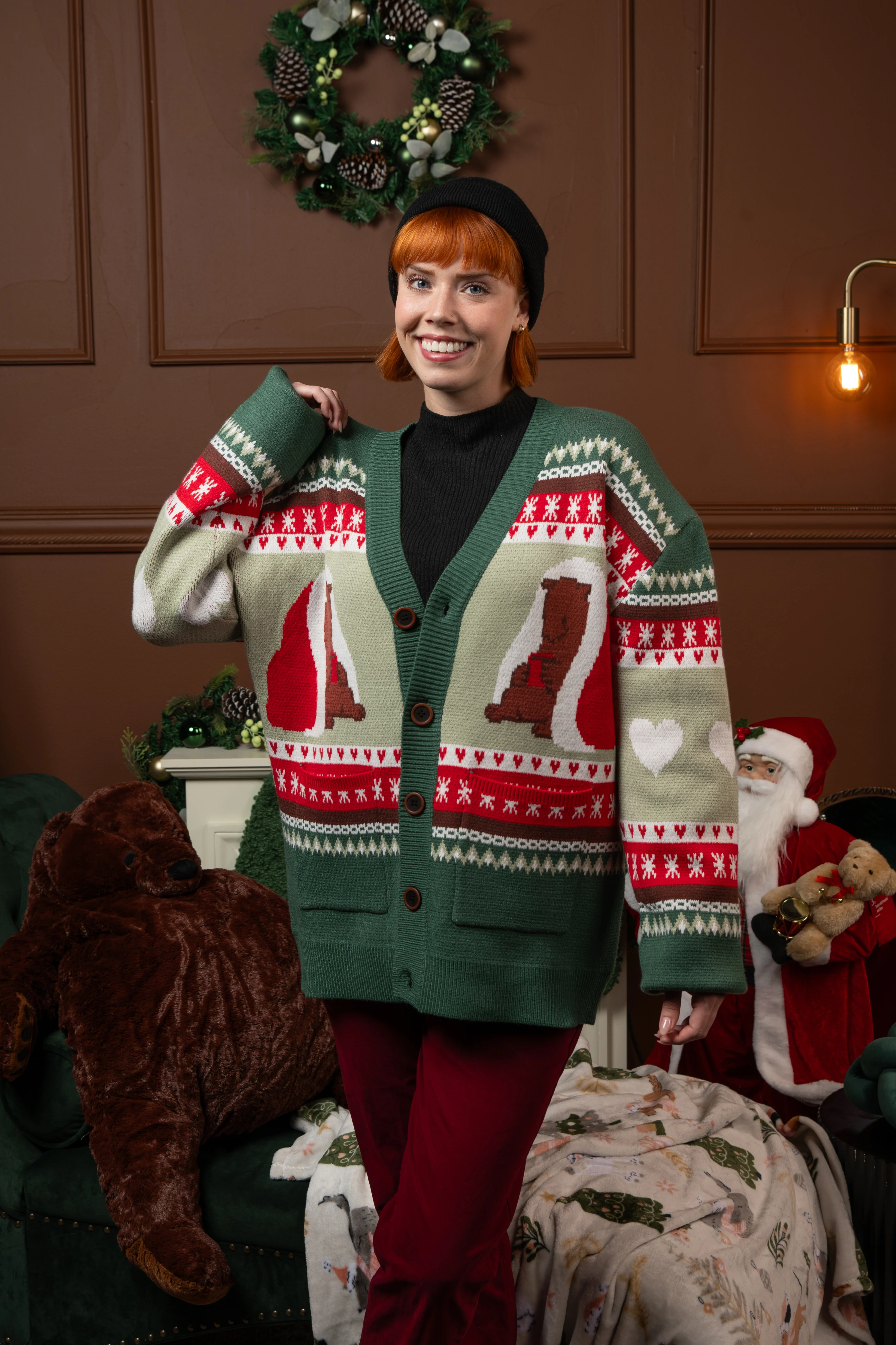 Beary Christmas Cardigan - Image 11