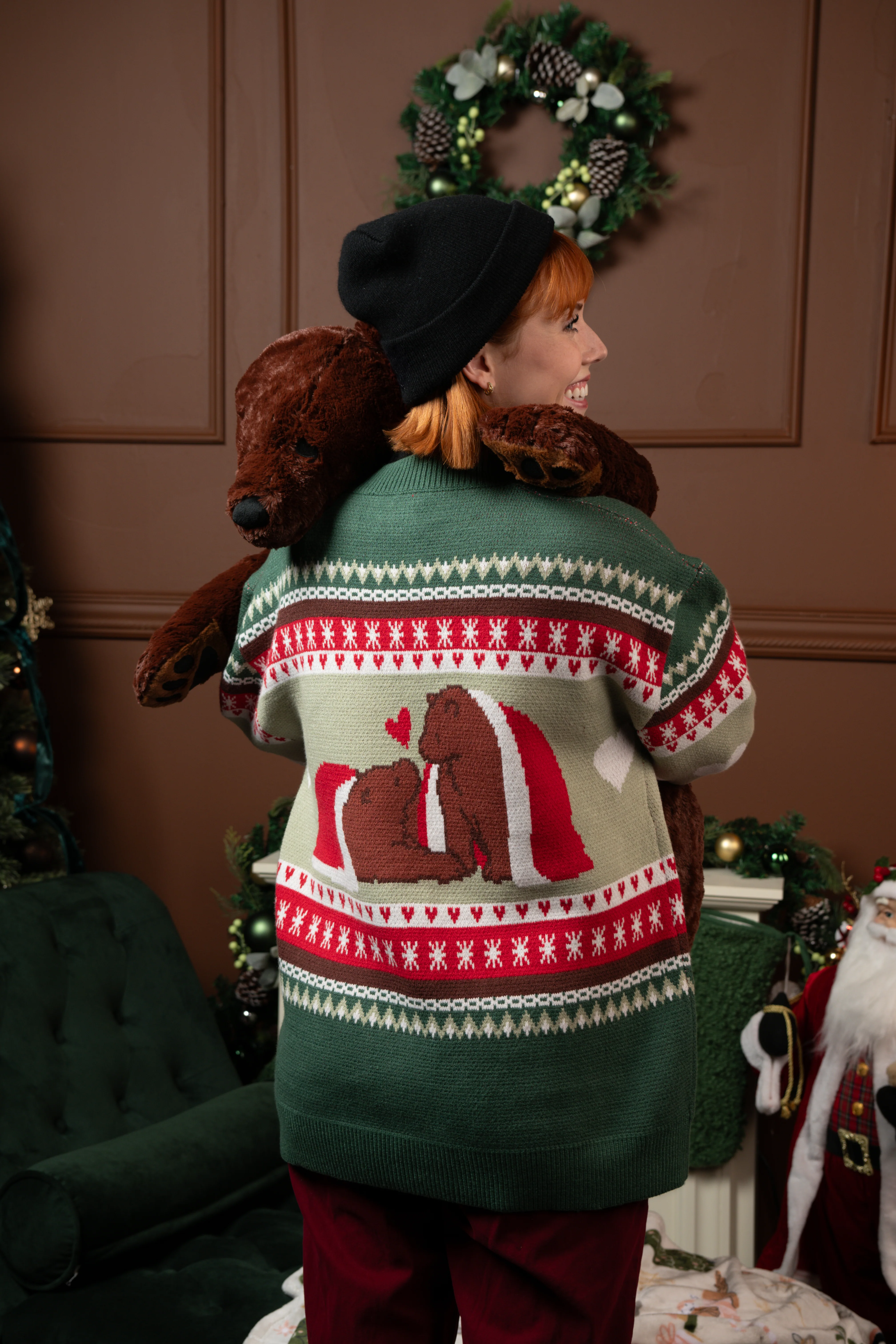 Beary Christmas Cardigan - Image 12
