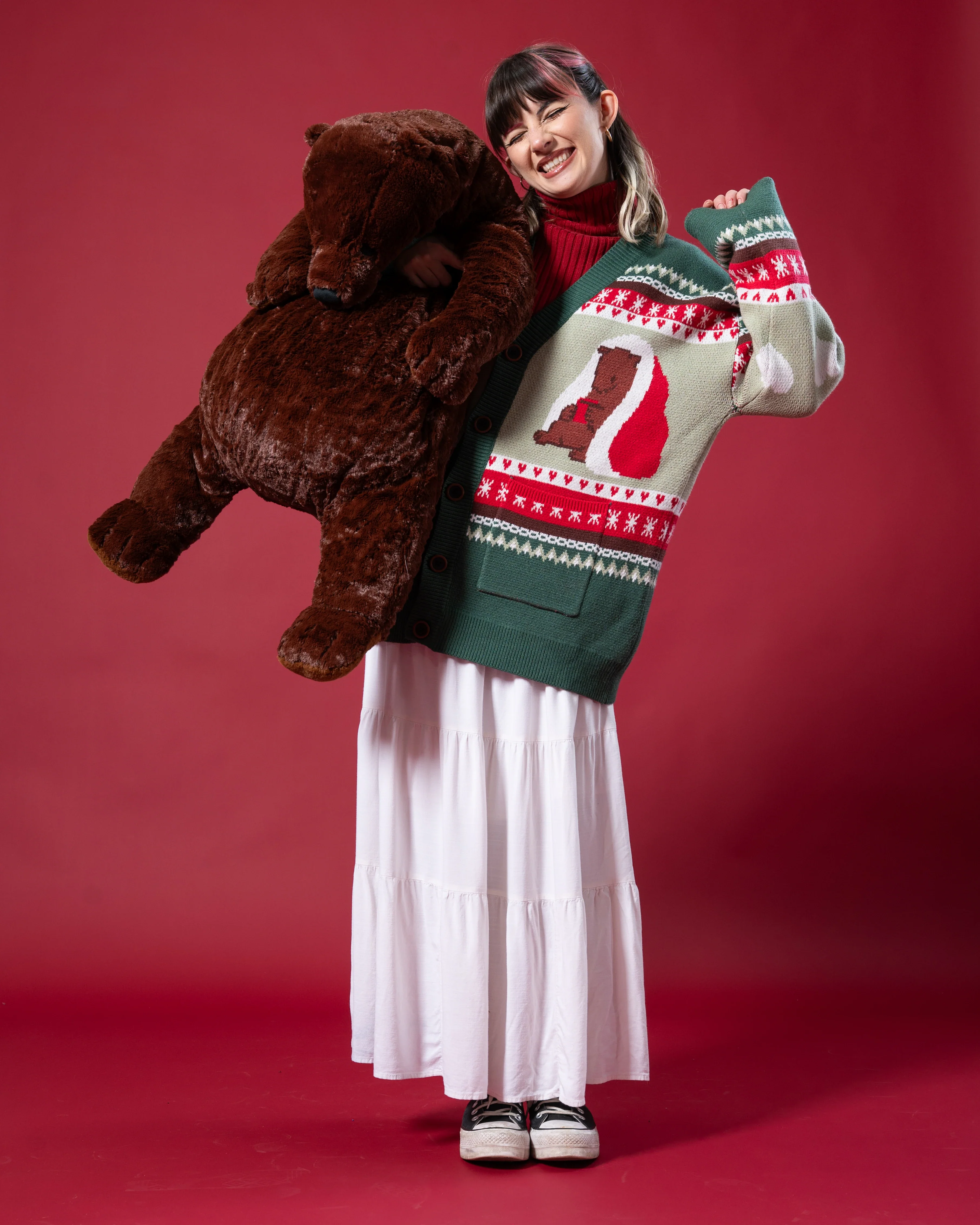 Beary Christmas Cardigan - Image 6