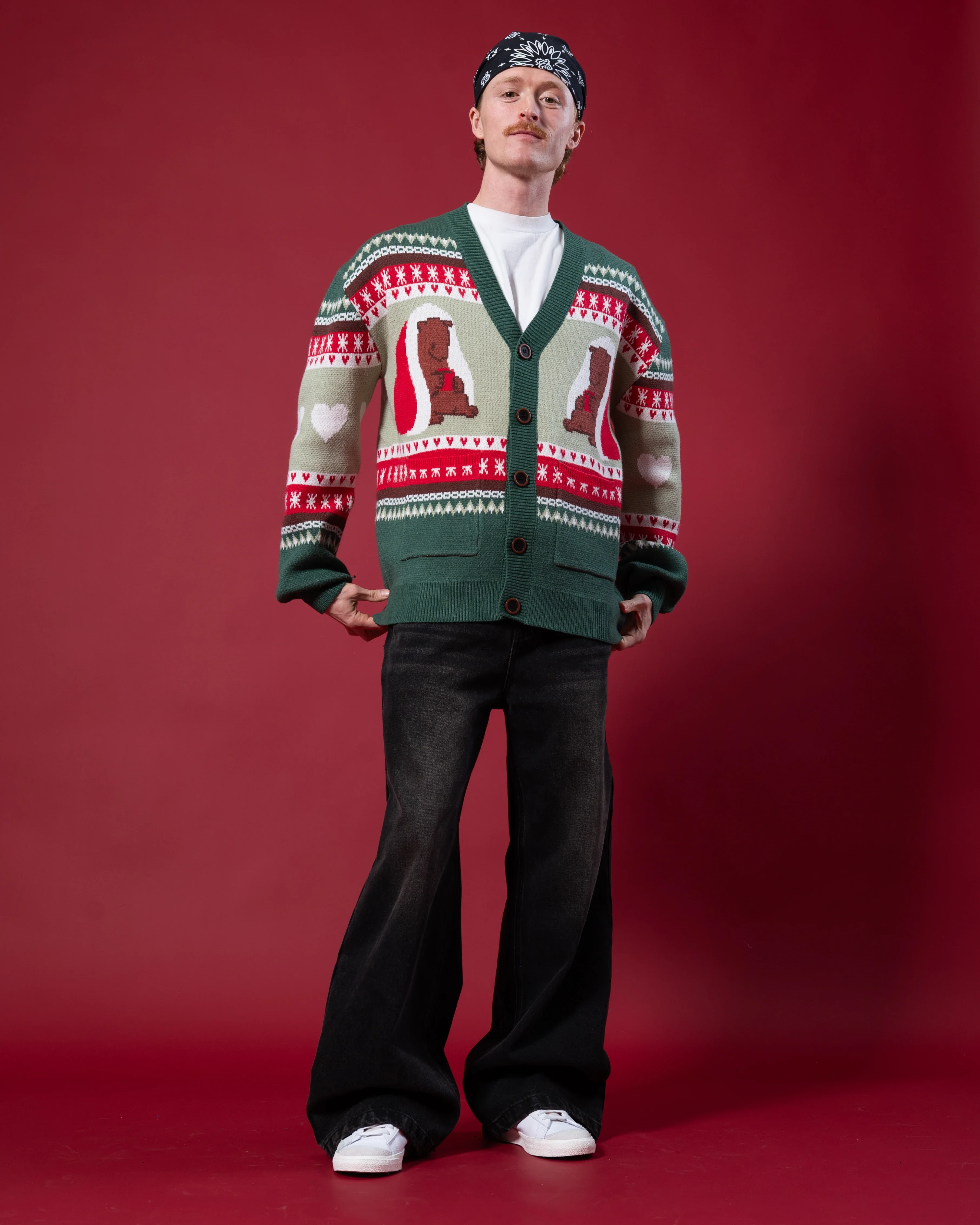 Beary Christmas Cardigan - Image 8