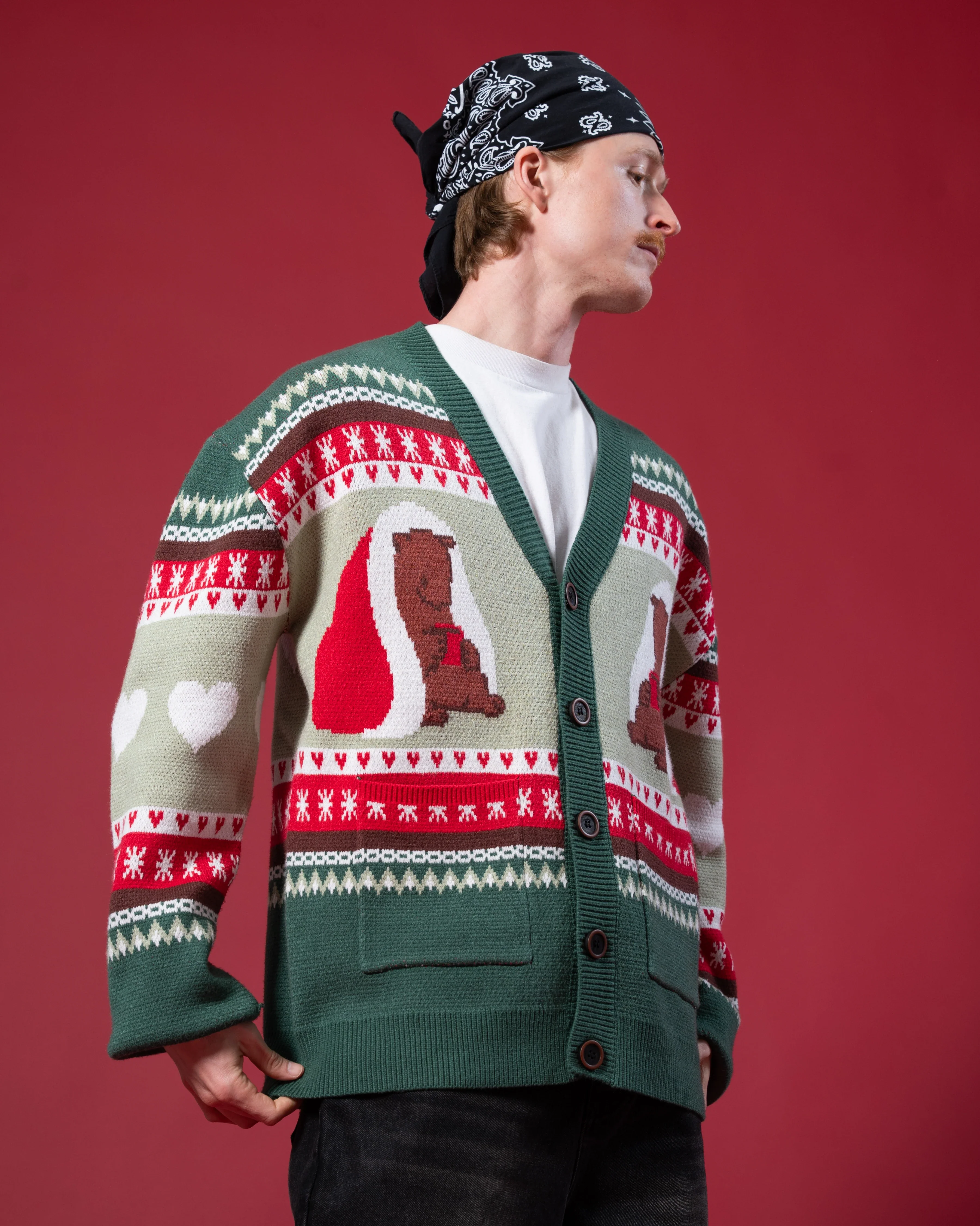 Beary Christmas Cardigan - Image 9
