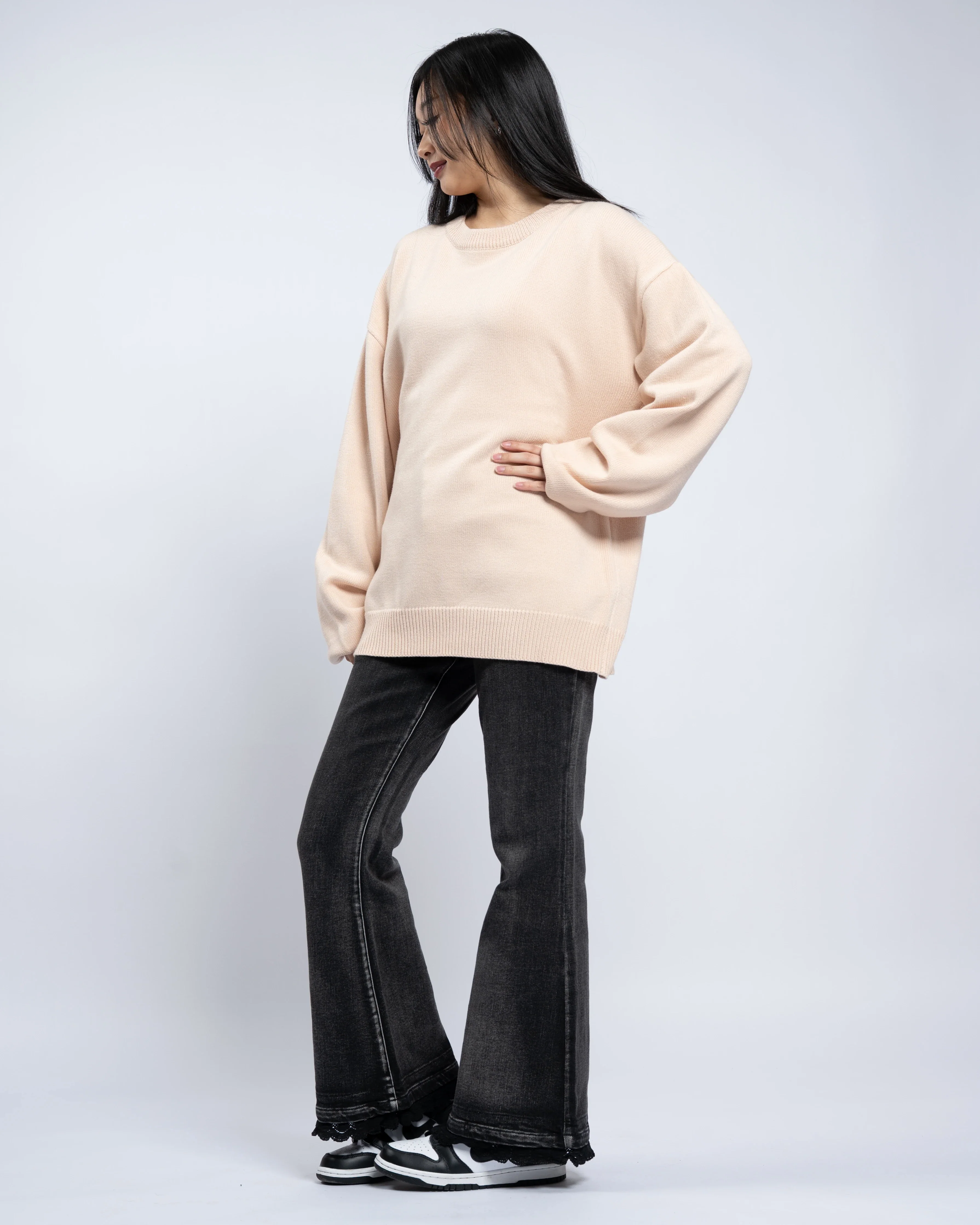 Beige/Cream/Nude Sweater - Image 5