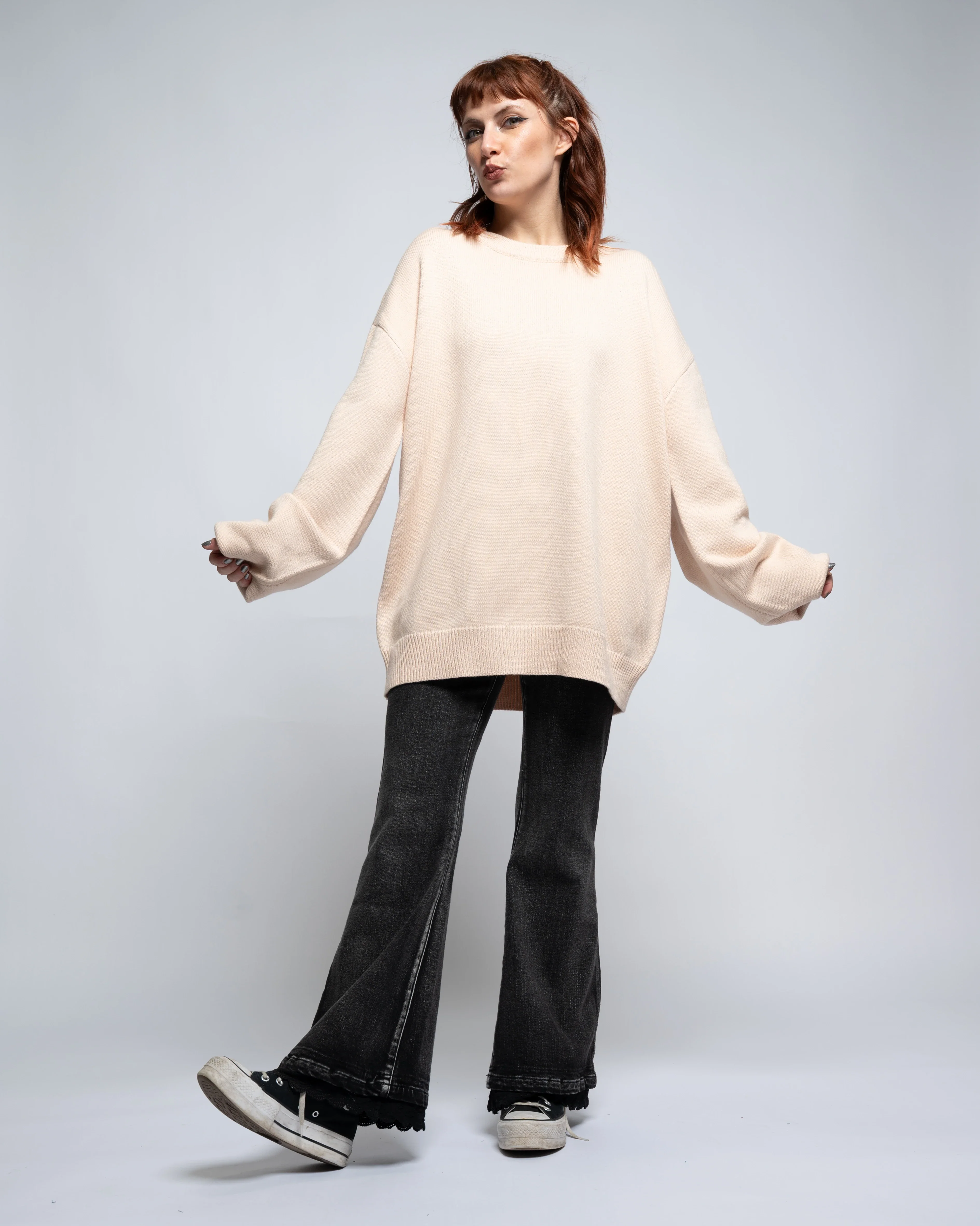 Beige/Cream/Nude Sweater - Image 9