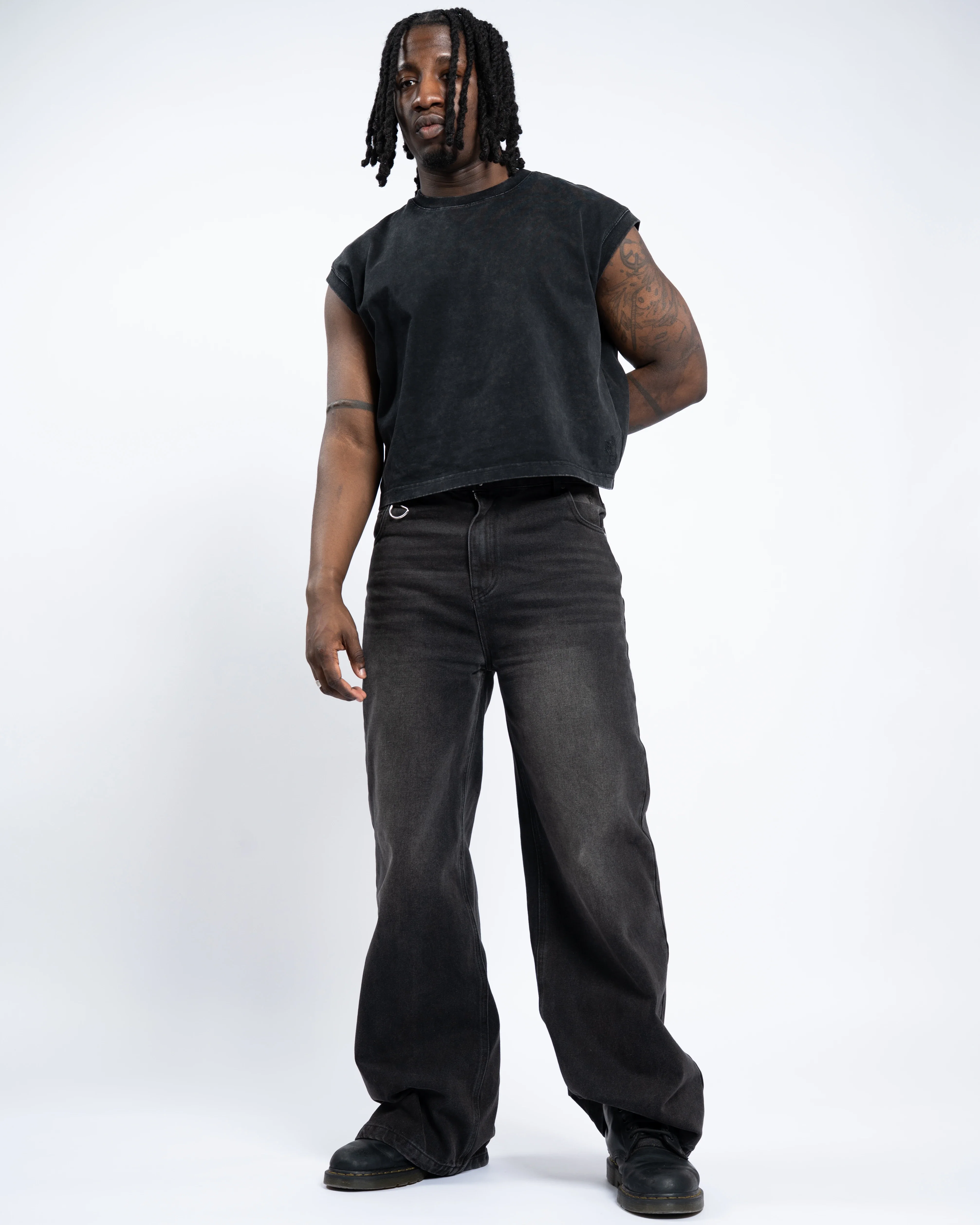 Black Baggy Jeans - Image 10