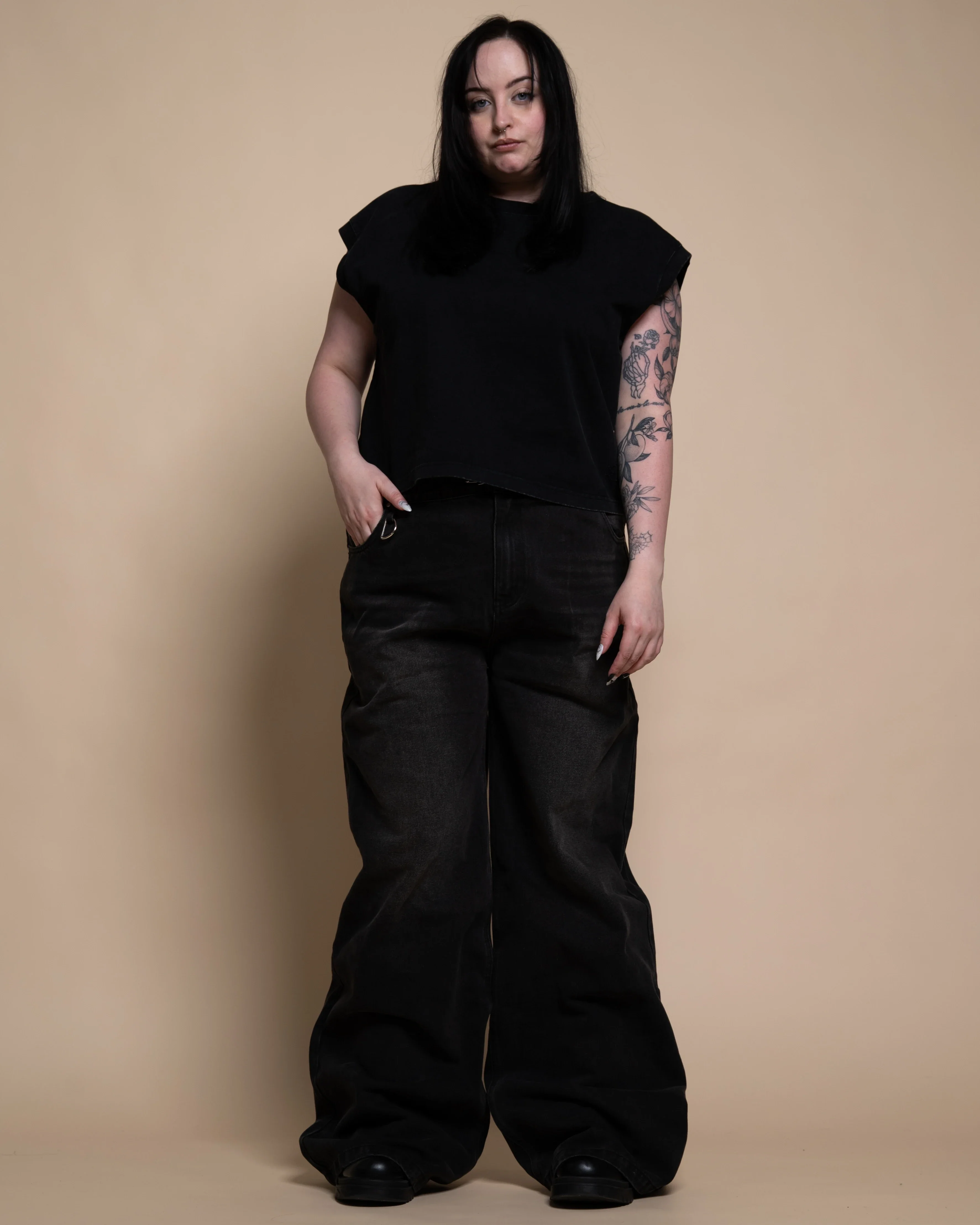 Black Baggy Jeans - Image 12