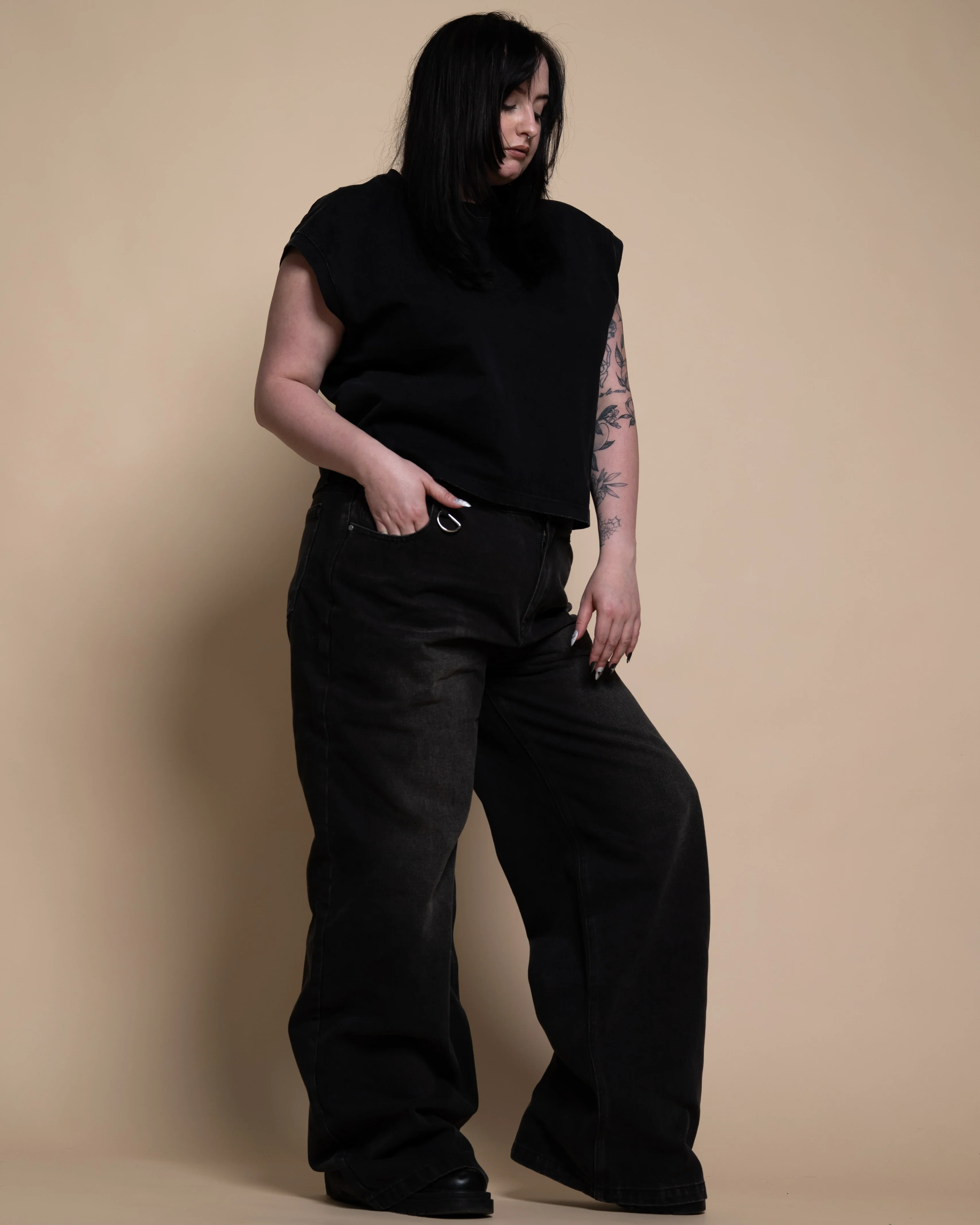 Black Baggy Jeans - Image 14