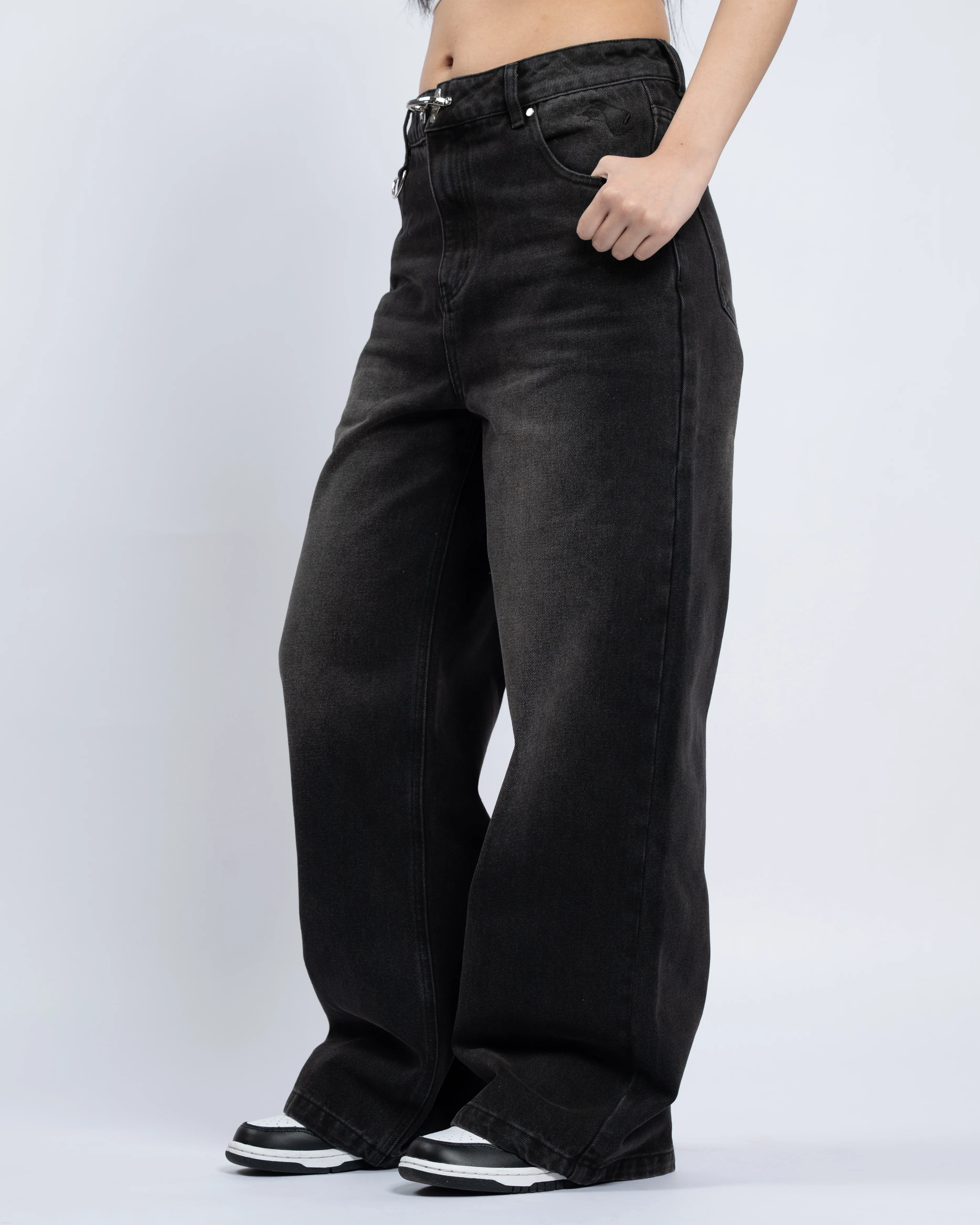 Black Baggy Jeans - Image 5