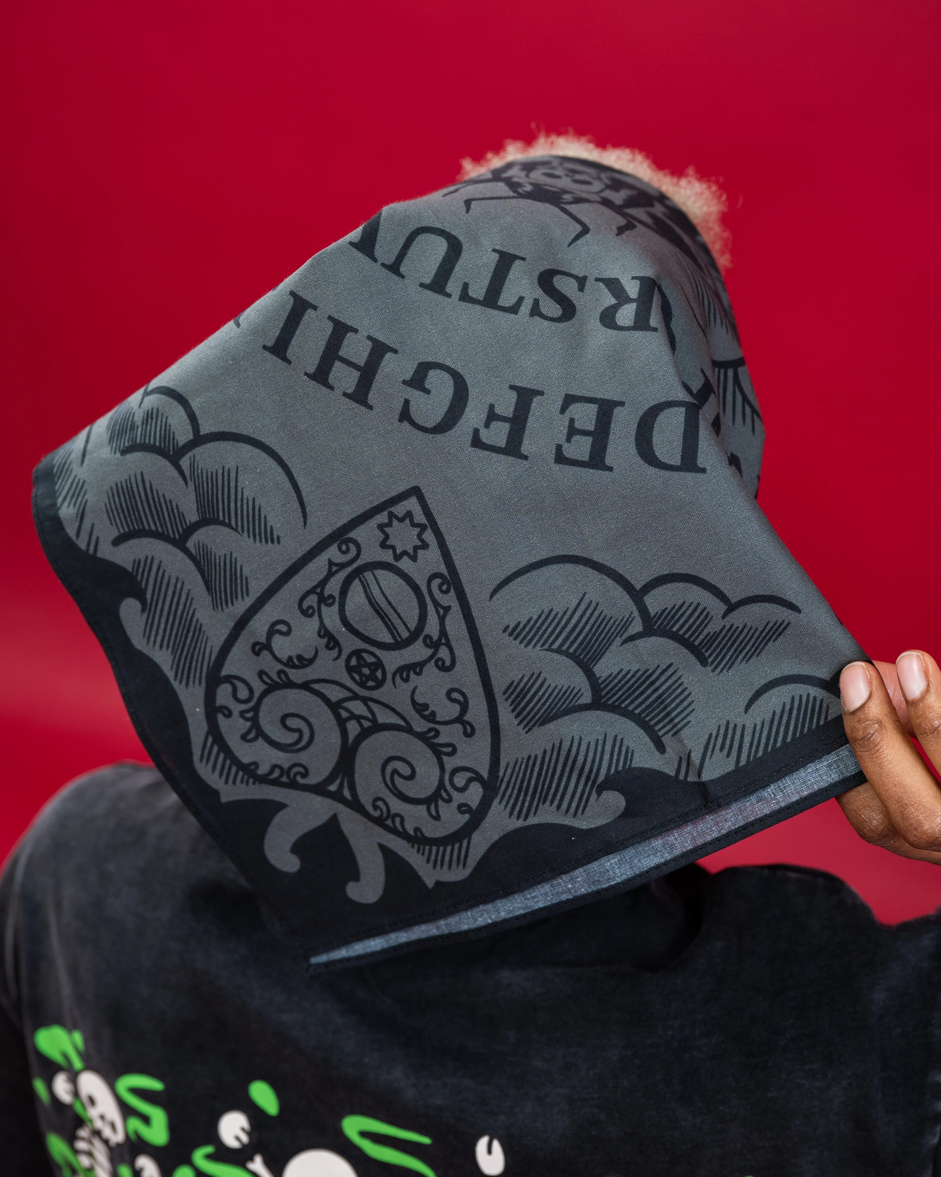Black Ouija Bandana - Image 3
