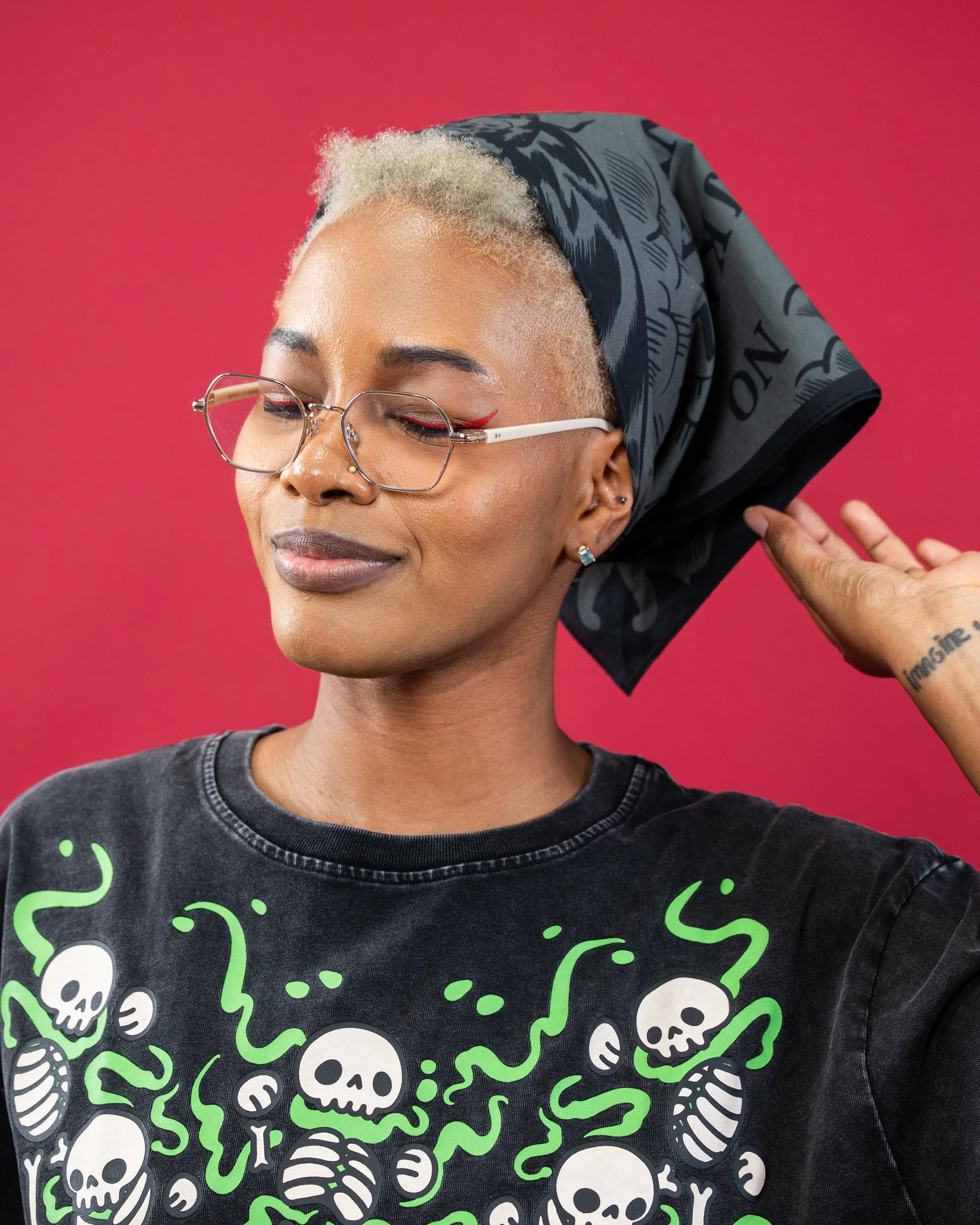 Black Ouija Bandana - Image 4