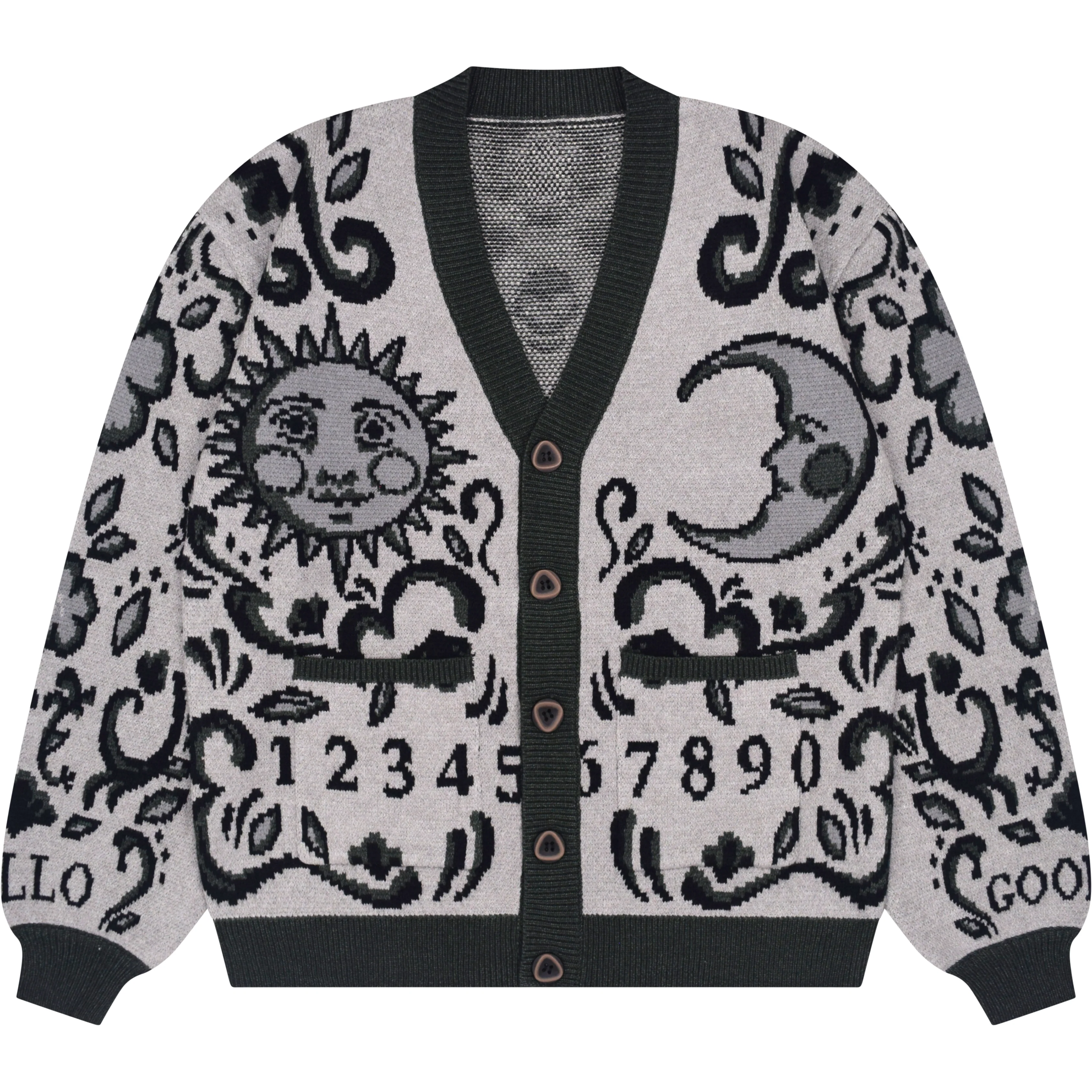 Black Ouija Cardigan - Image 2