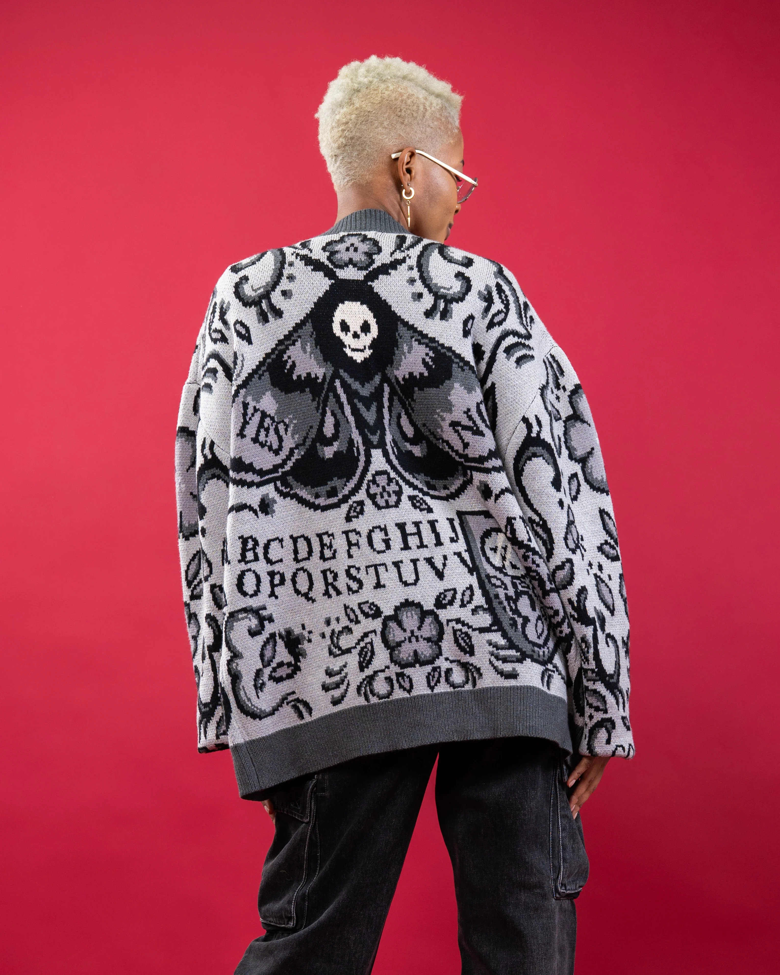 Black Ouija Cardigan - Image 8