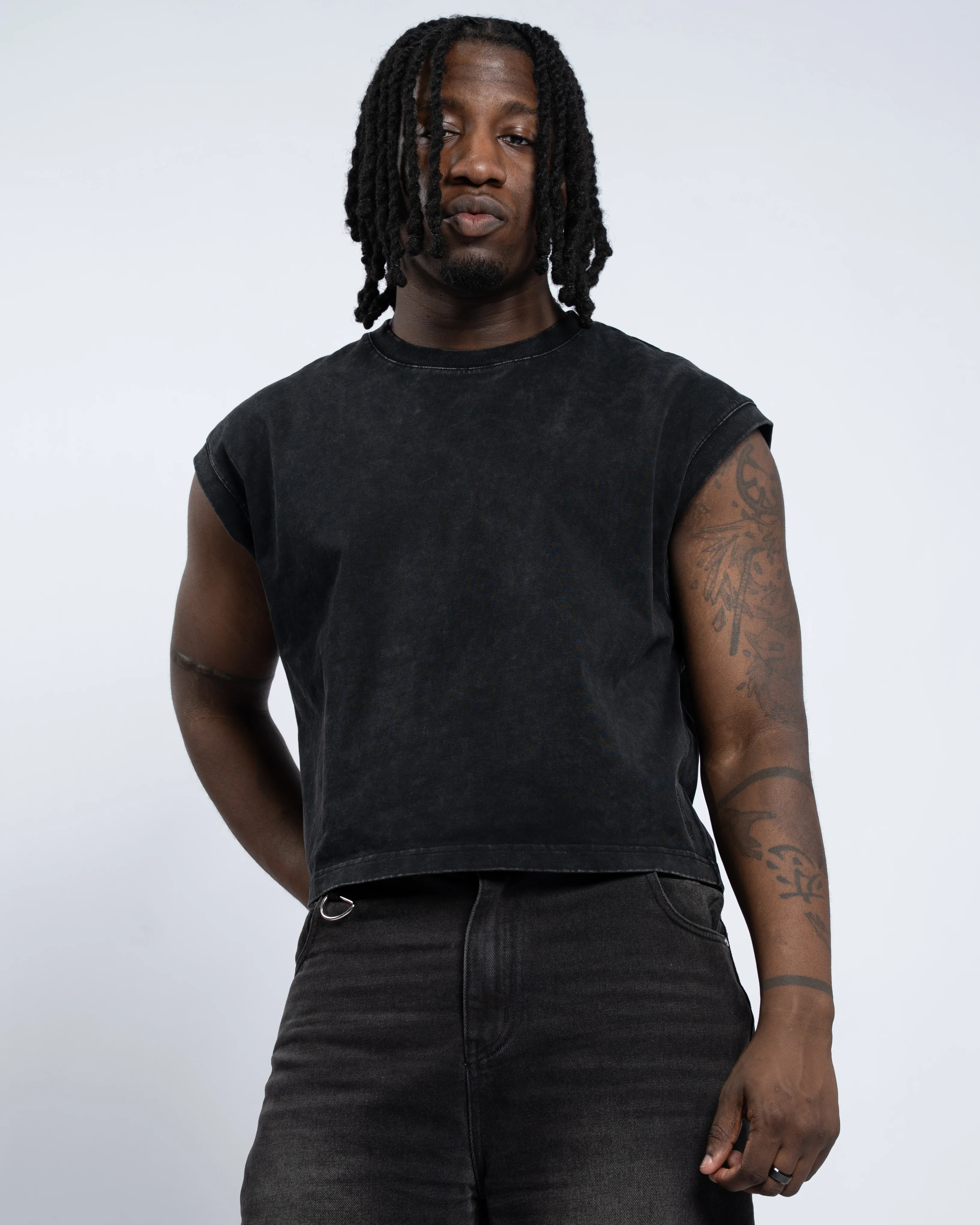Black Washed Tank - Image 10