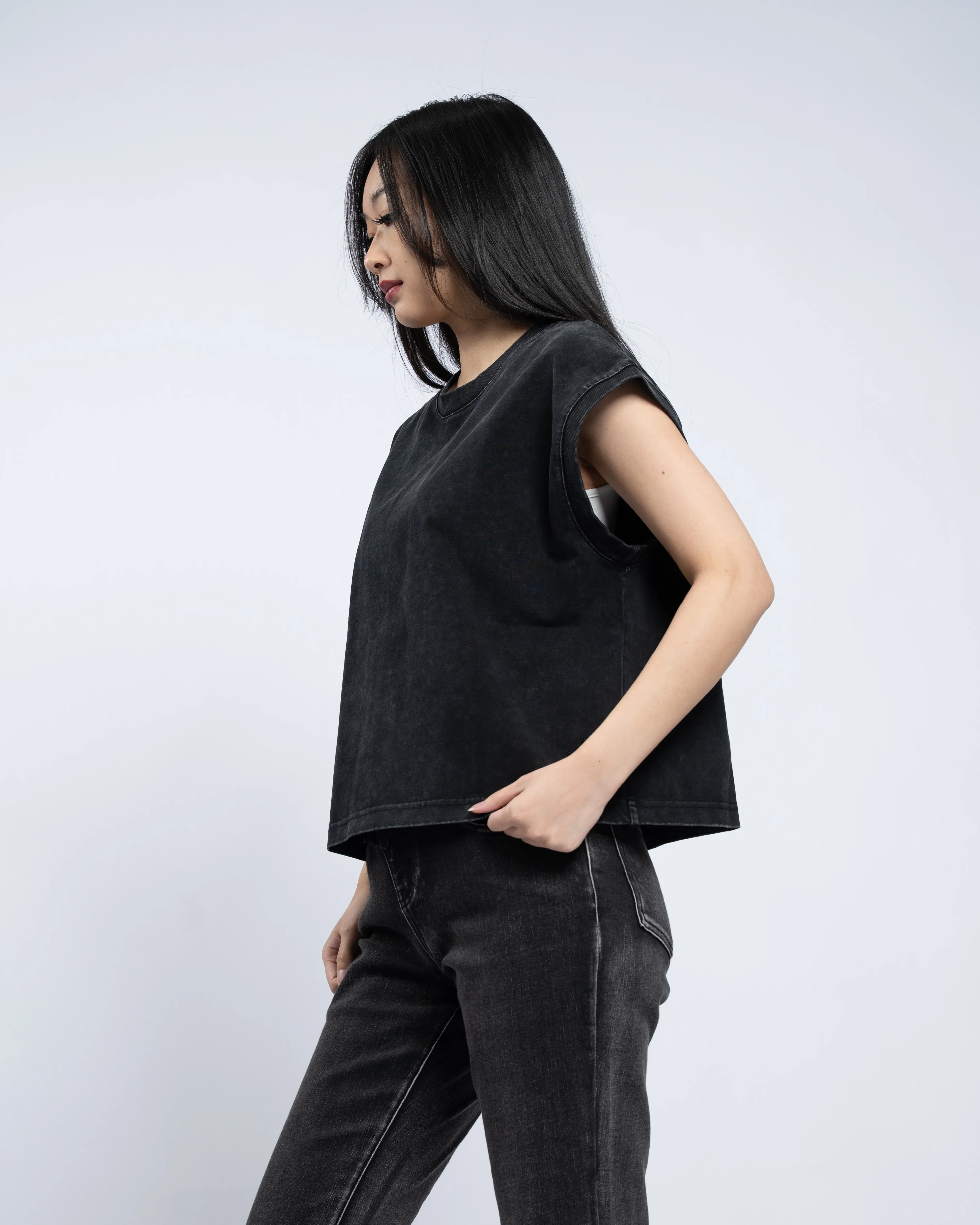 Black Washed Tank - Image 13