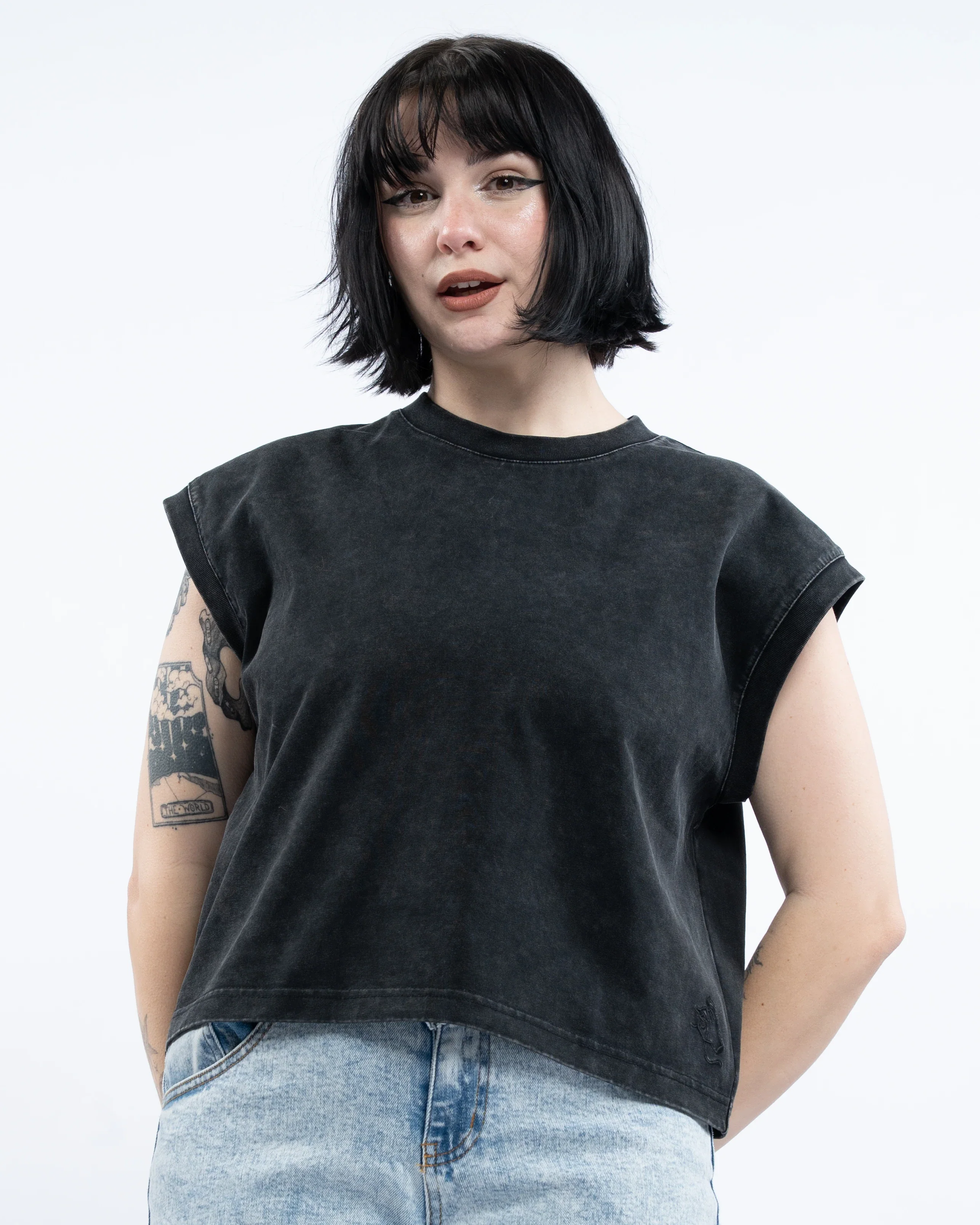 Black Washed Tank - Image 14