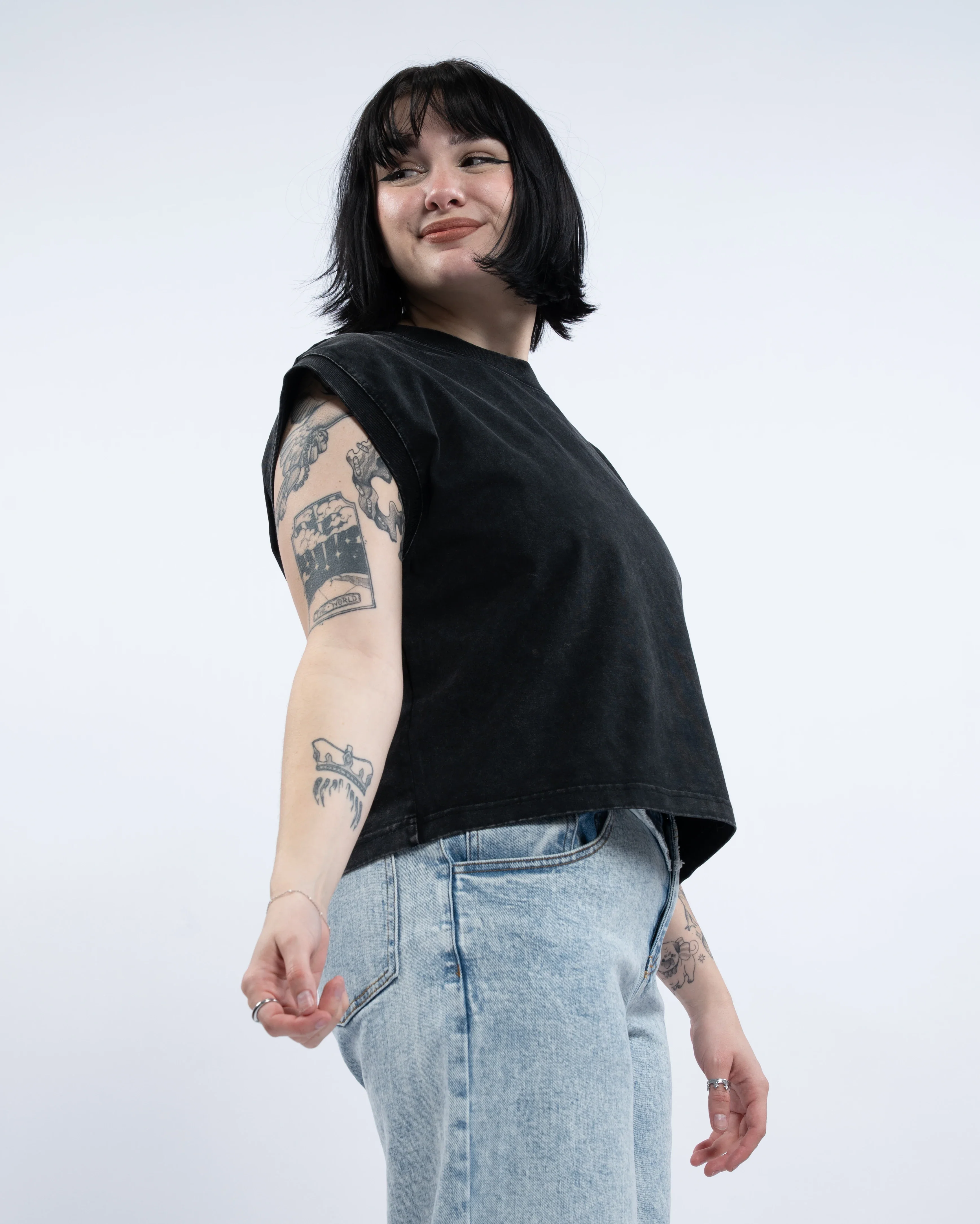 Black Washed Tank - Image 16