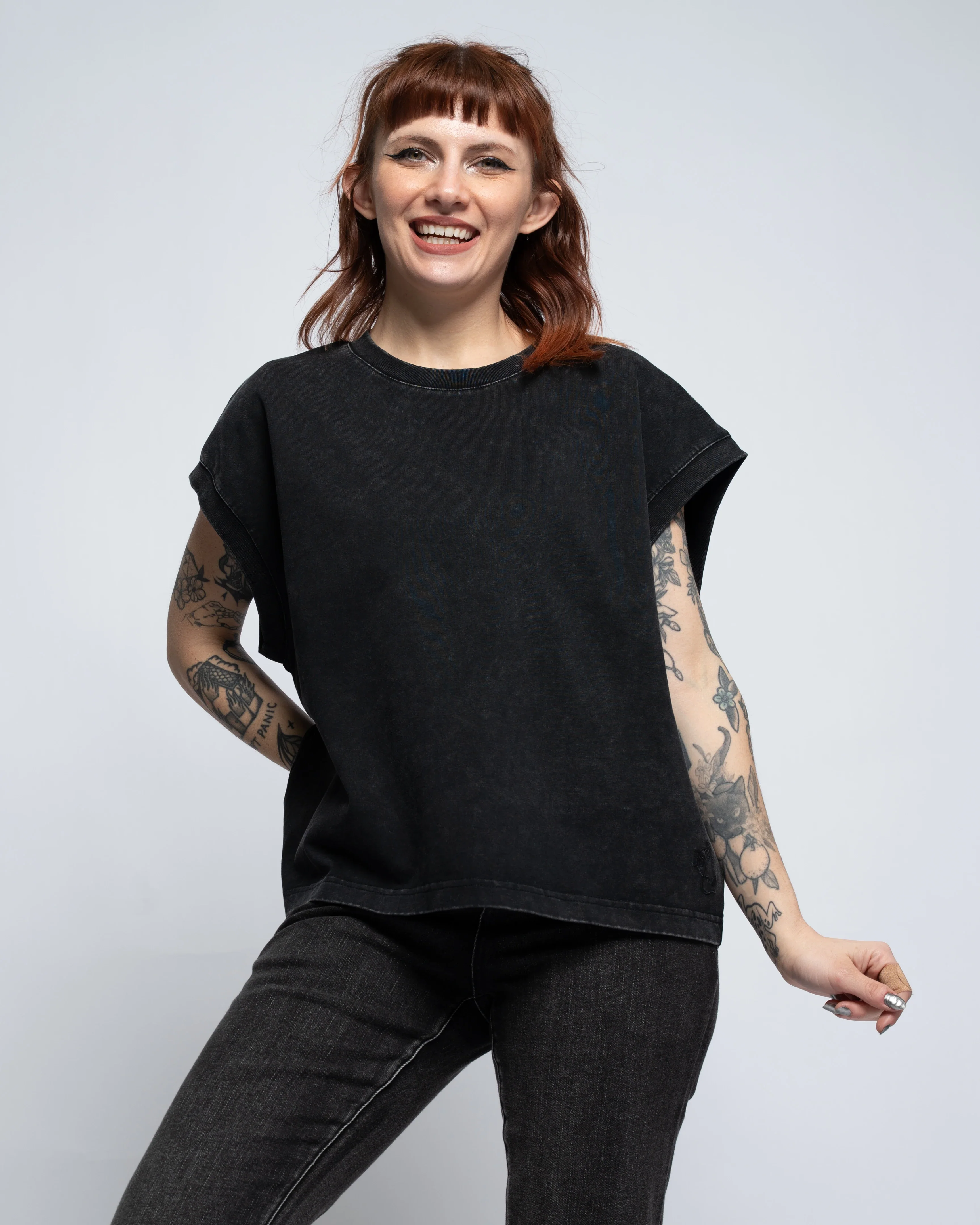Black Washed Tank - Image 3