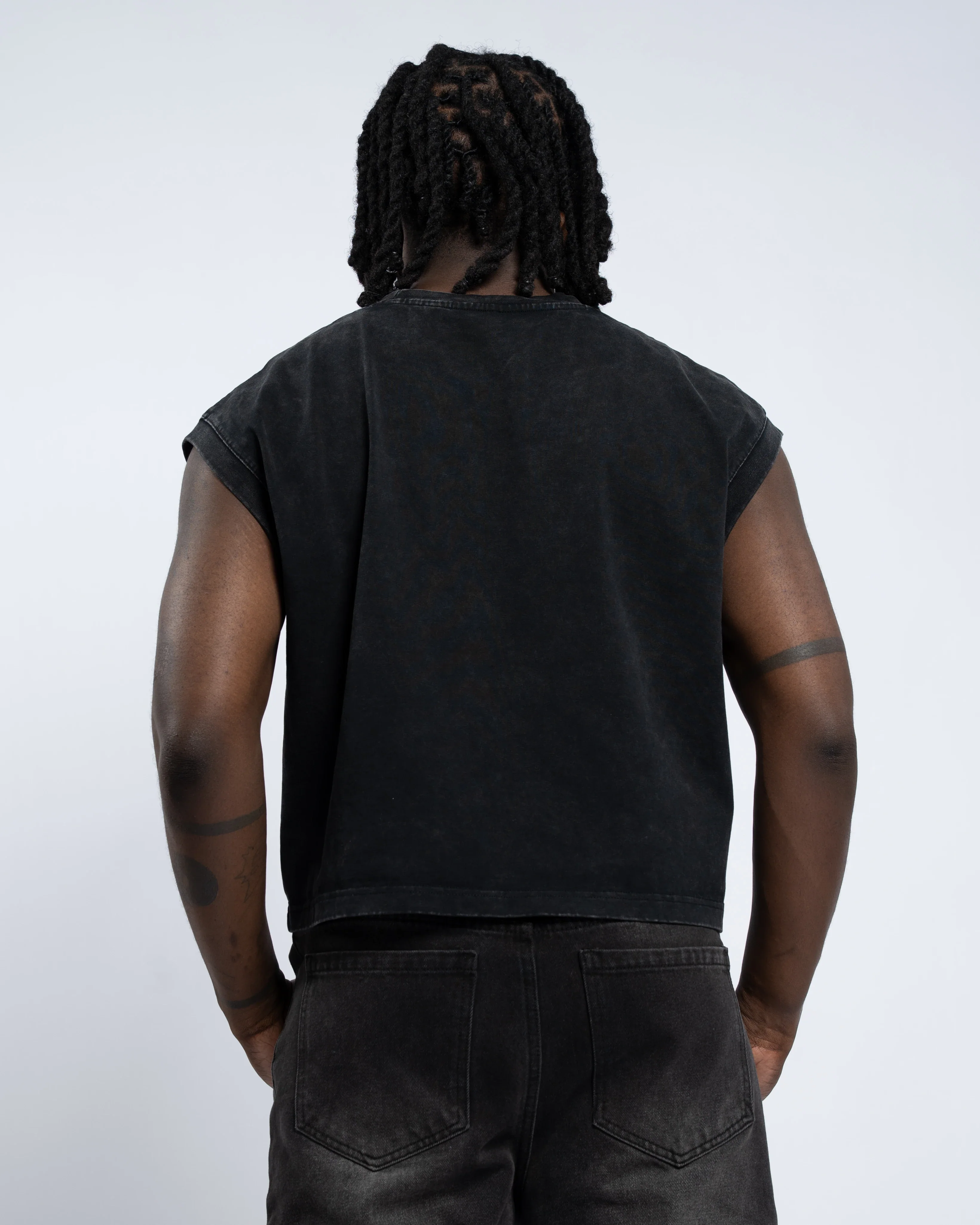 Black Washed Tank - Image 9