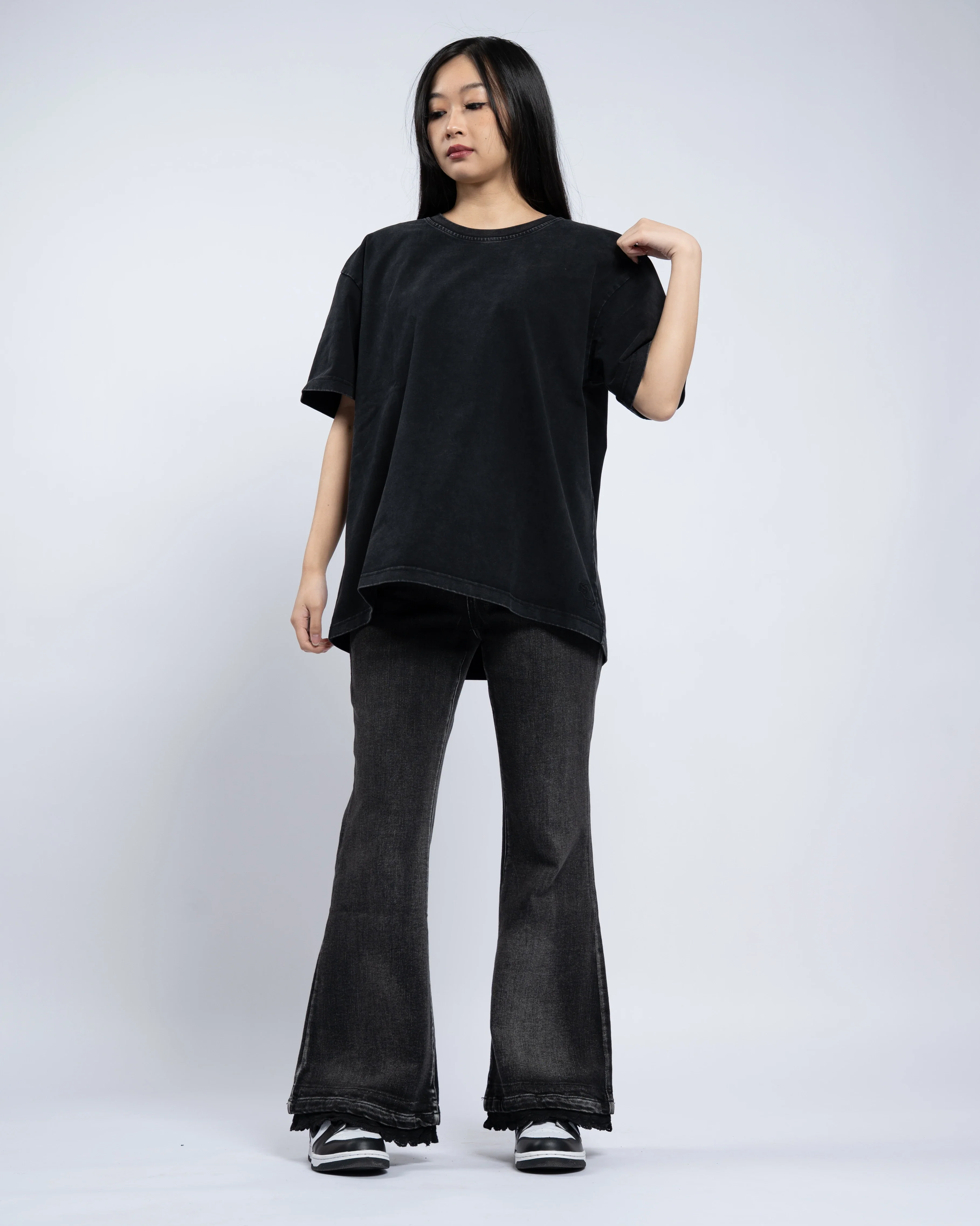 Black Washed Tee - Image 10