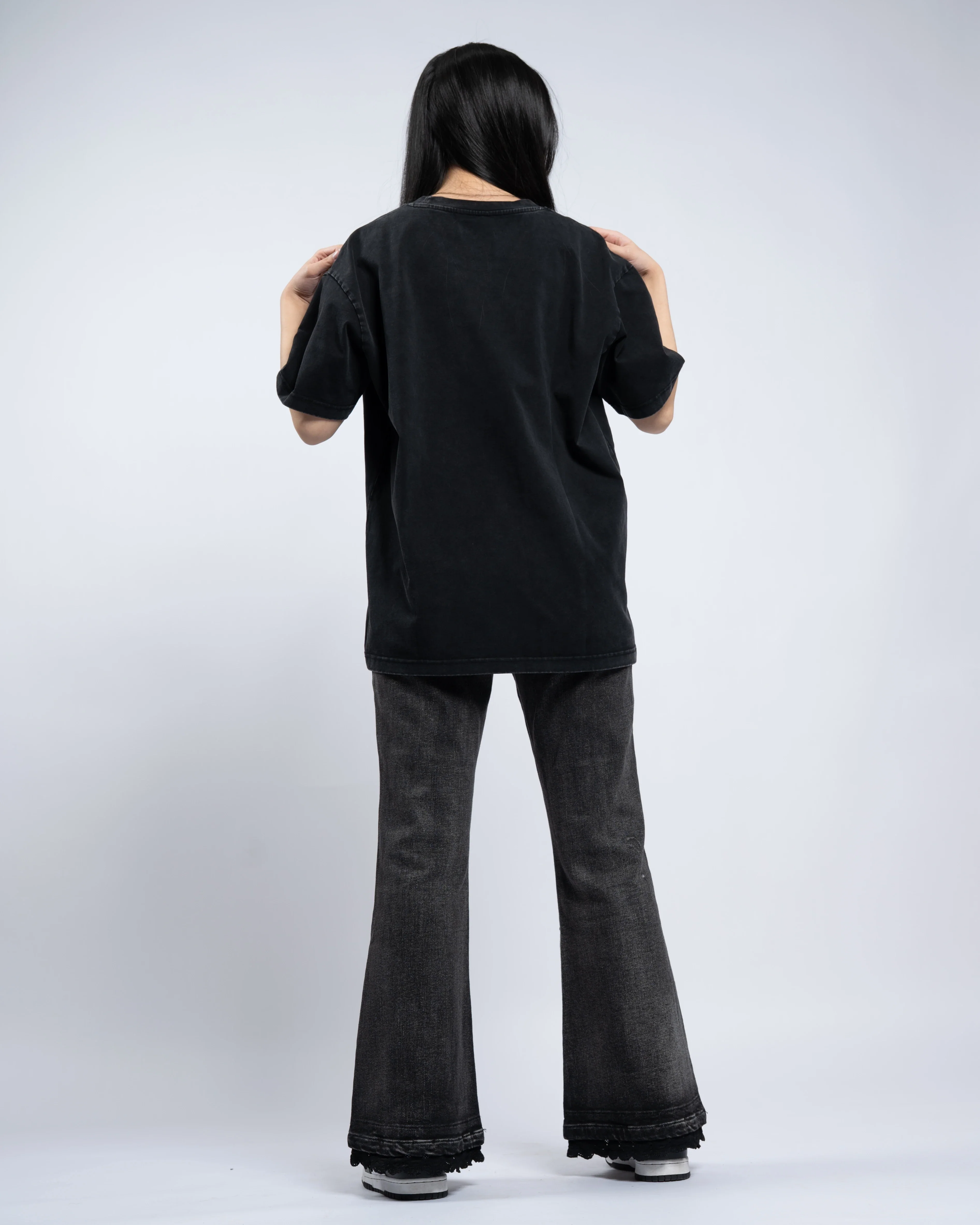 Black Washed Tee - Image 11