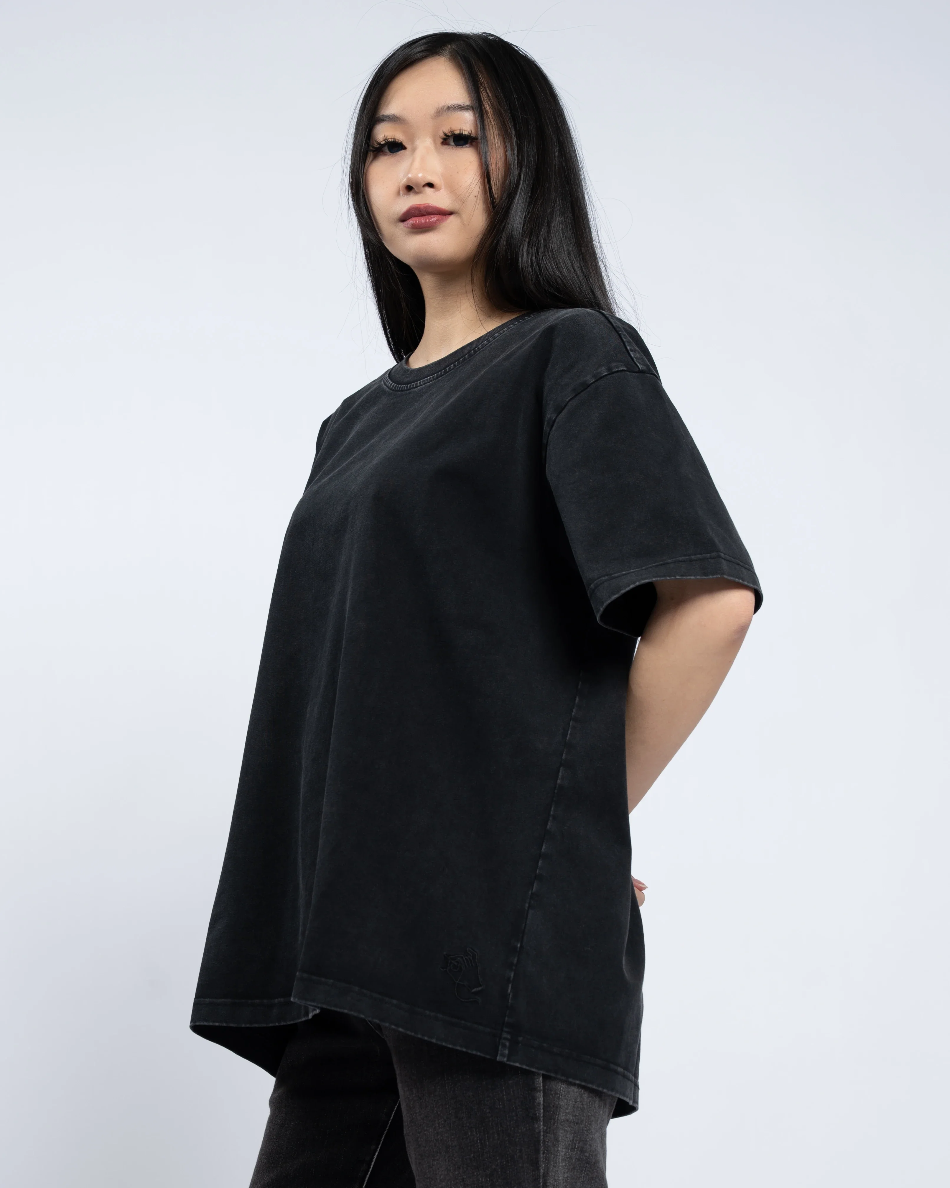 Black Washed Tee - Image 12