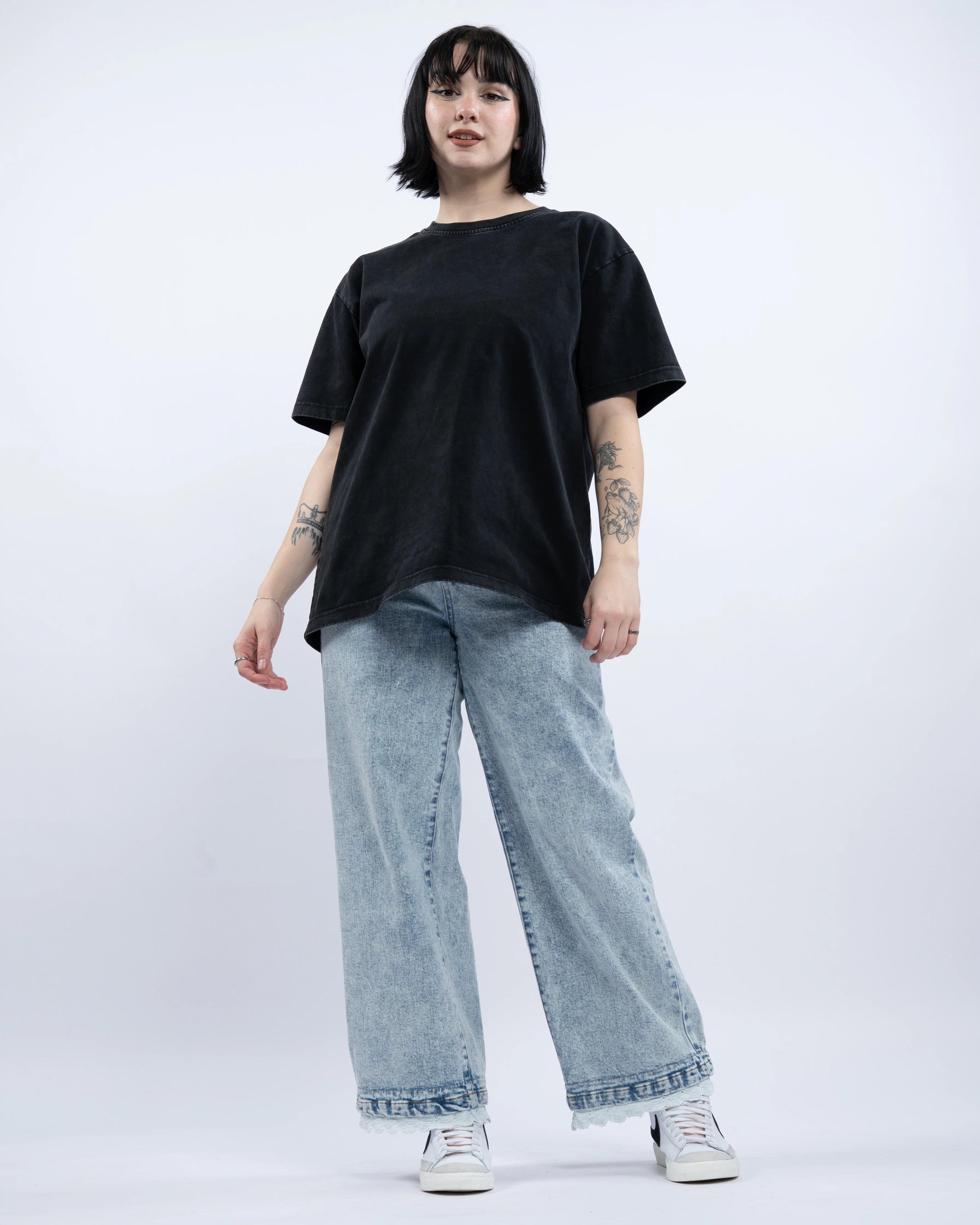 Black Washed Tee - Image 13