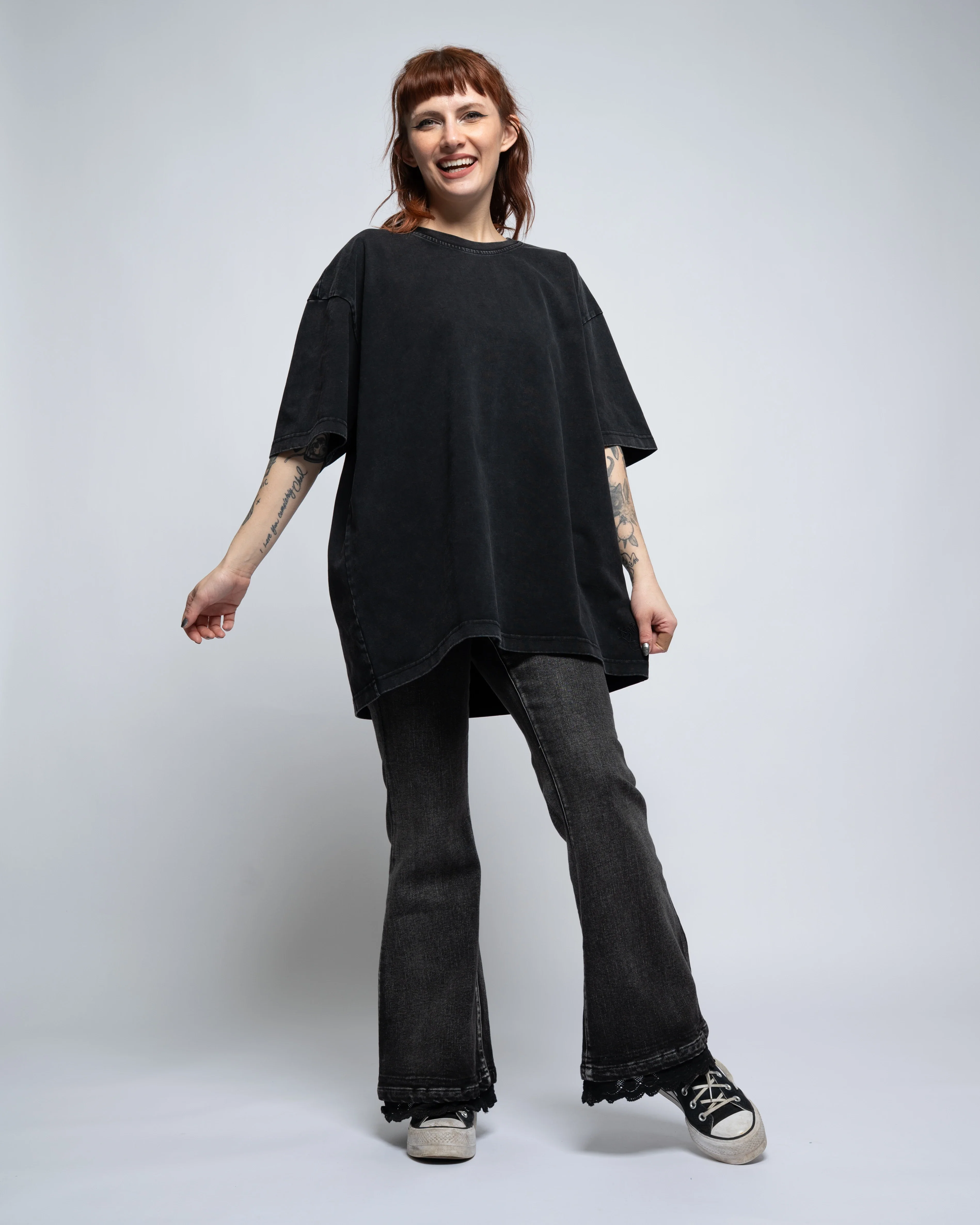 Black Washed Tee - Image 3