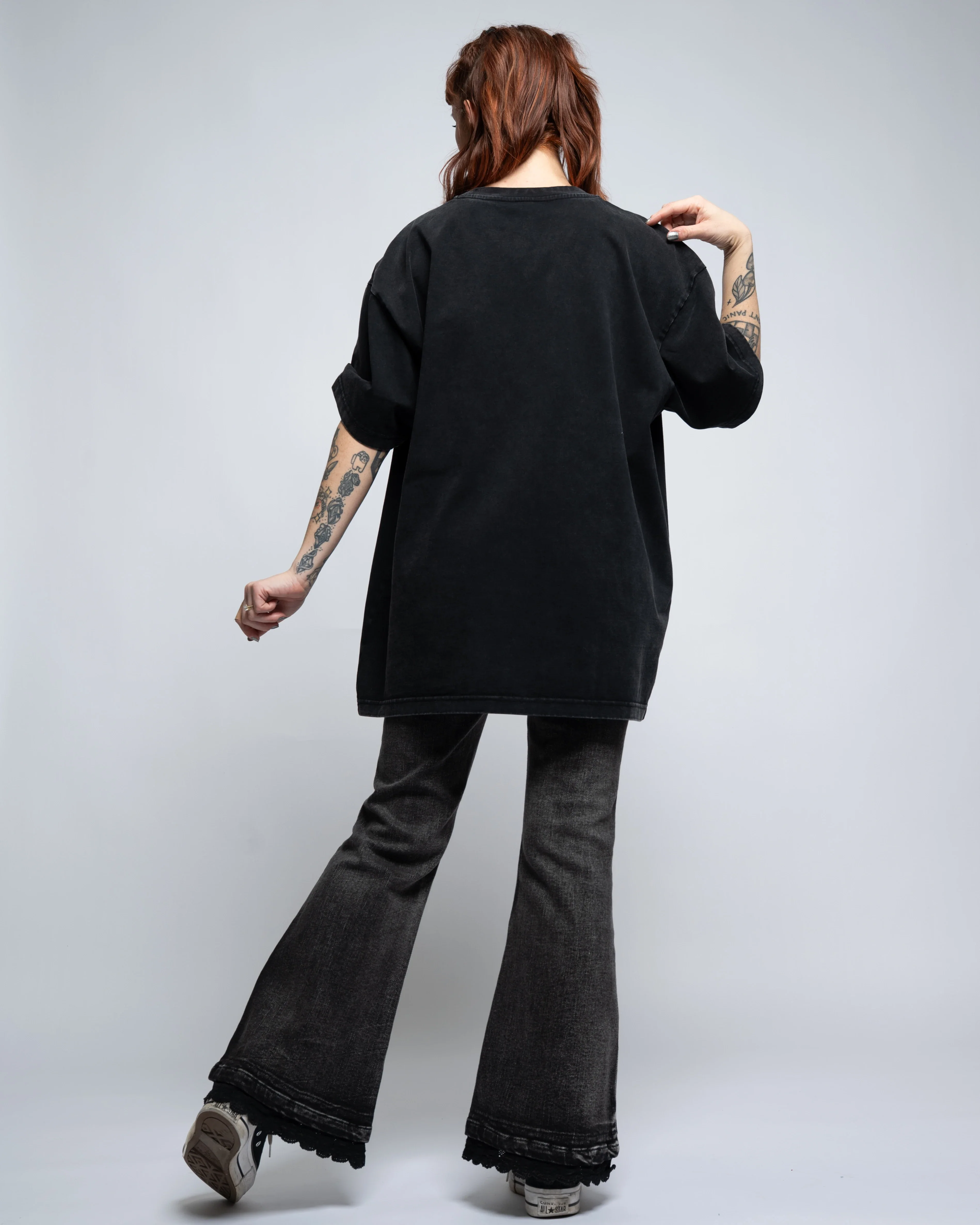 Black Washed Tee - Image 4