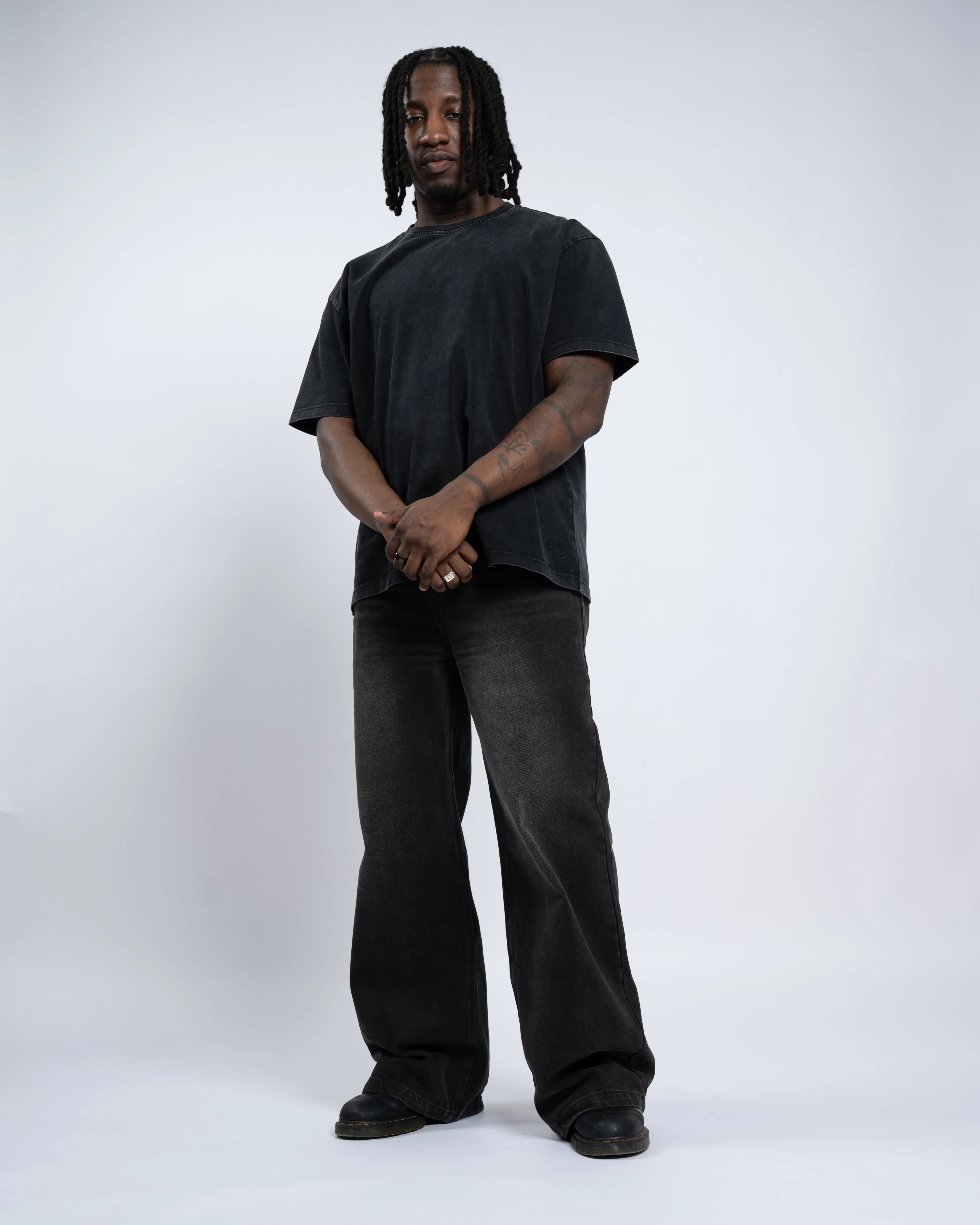Black Washed Tee - Image 7