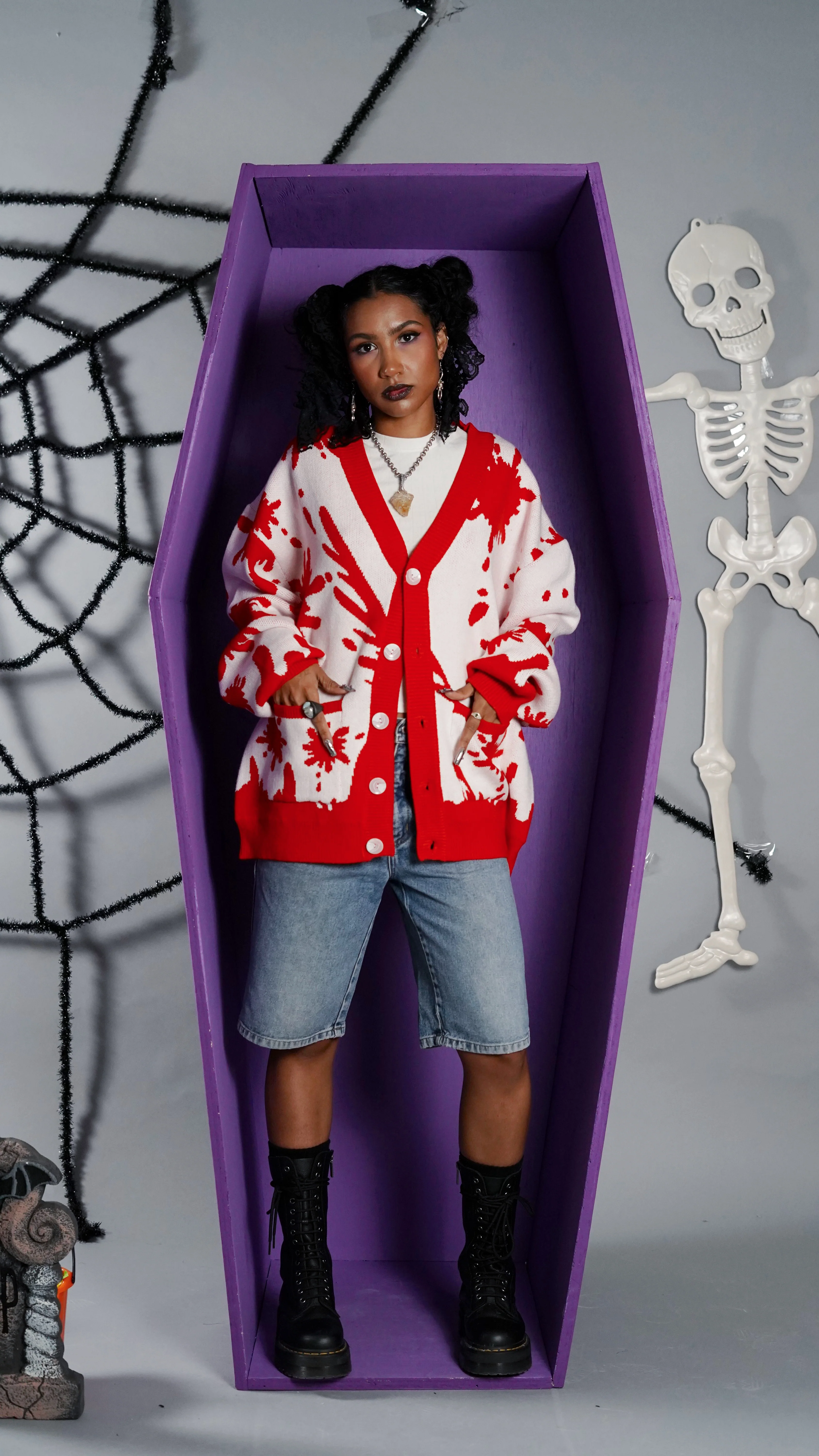 Blood Splatter Cardigan - Image 3