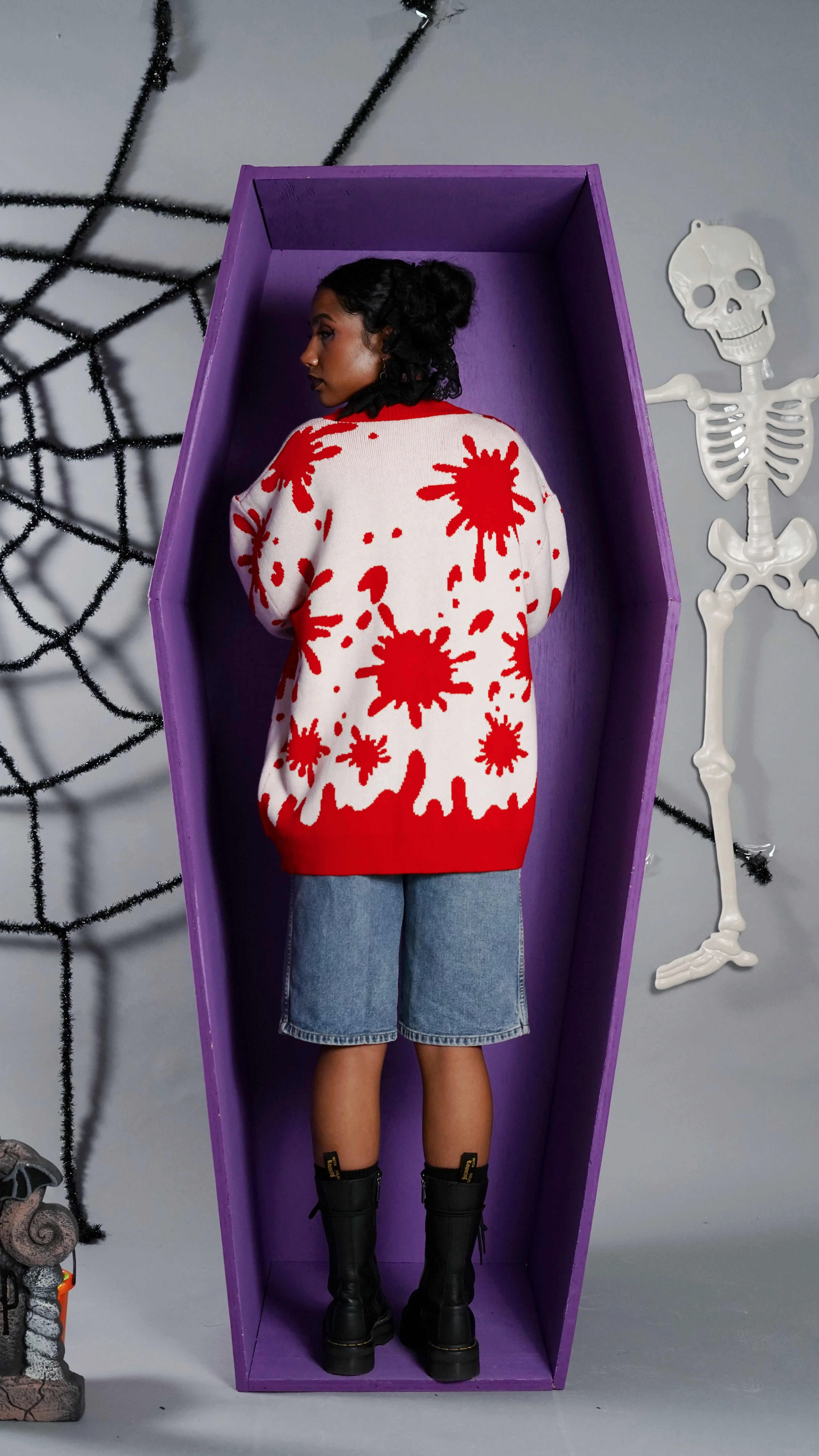 Blood Splatter Cardigan - Image 4