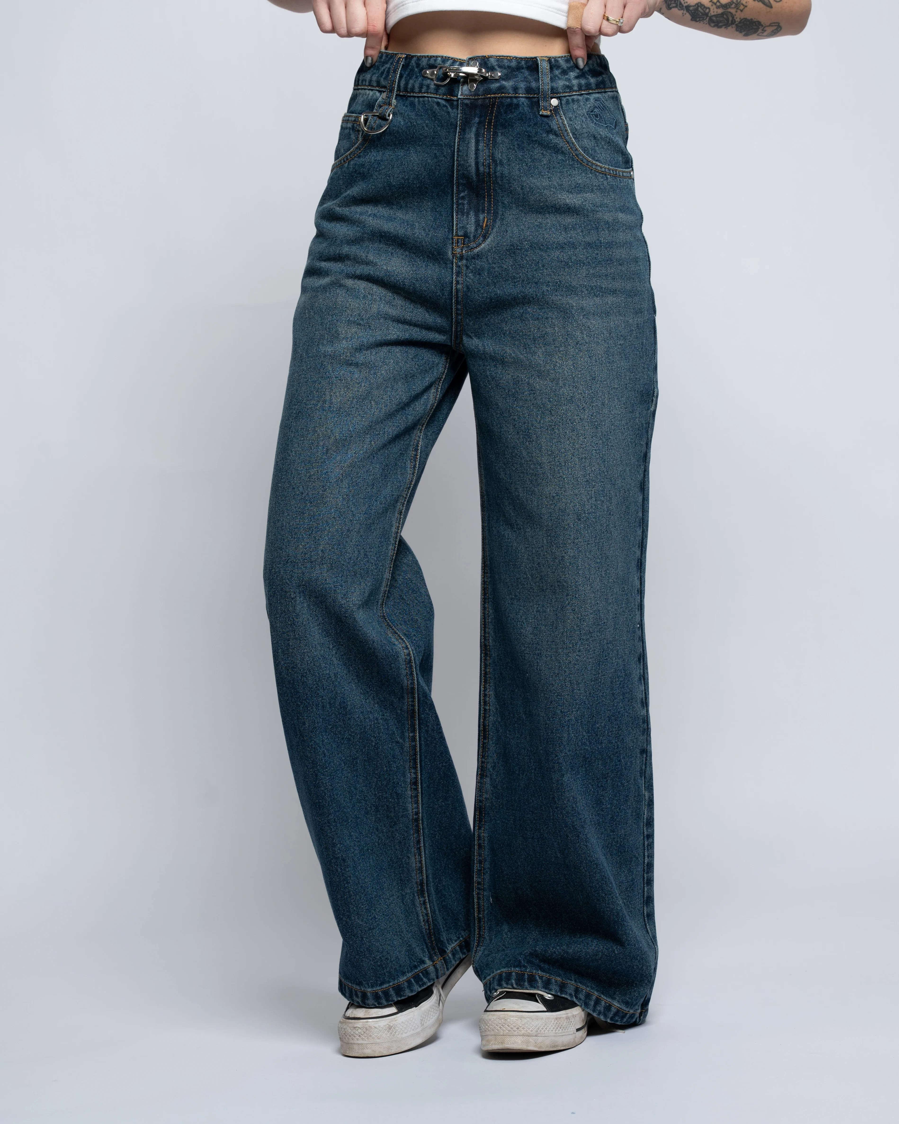 Blue Baggy Jeans - Image 3