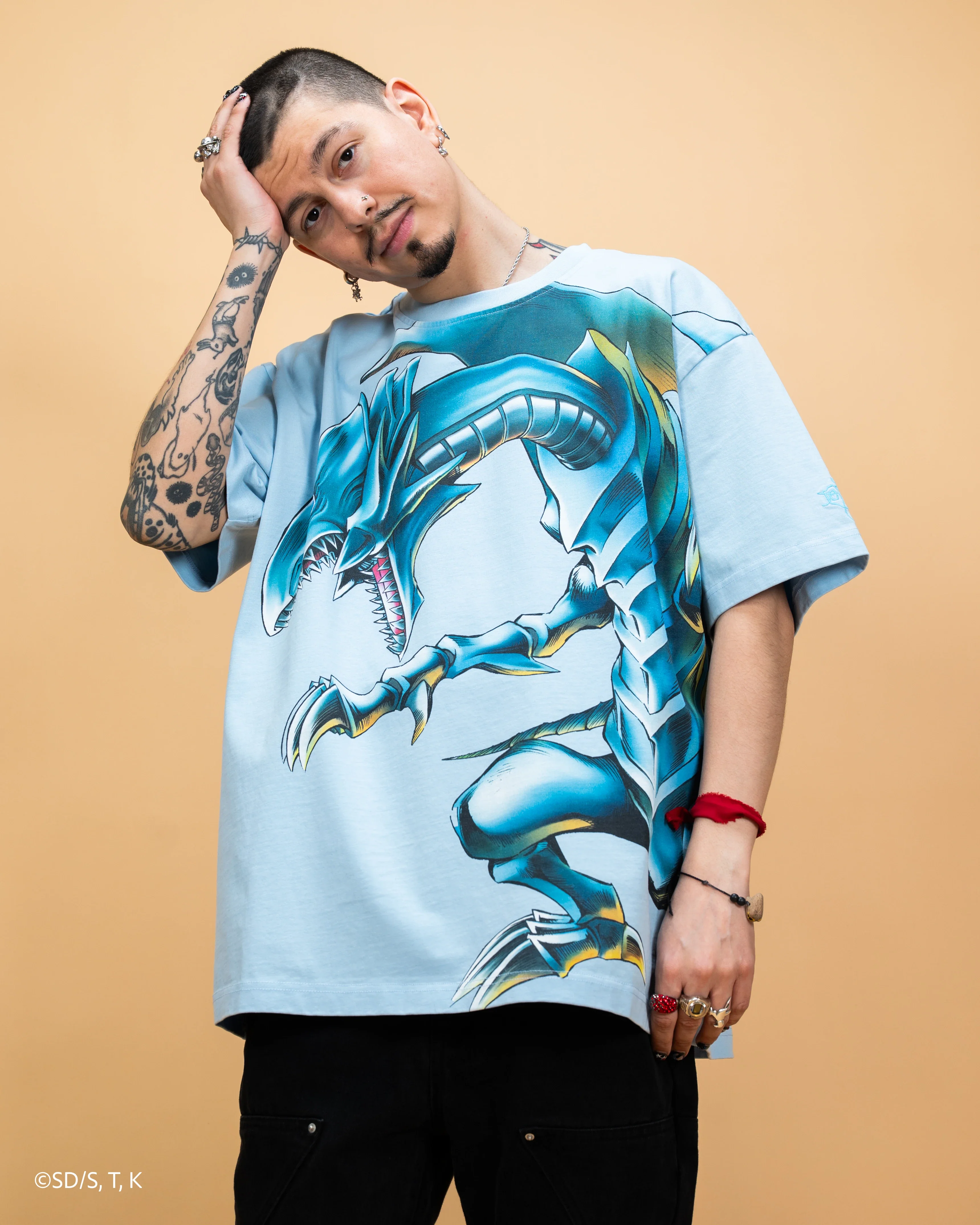 Blue Eyes White Dragon Card Tee - Image 10