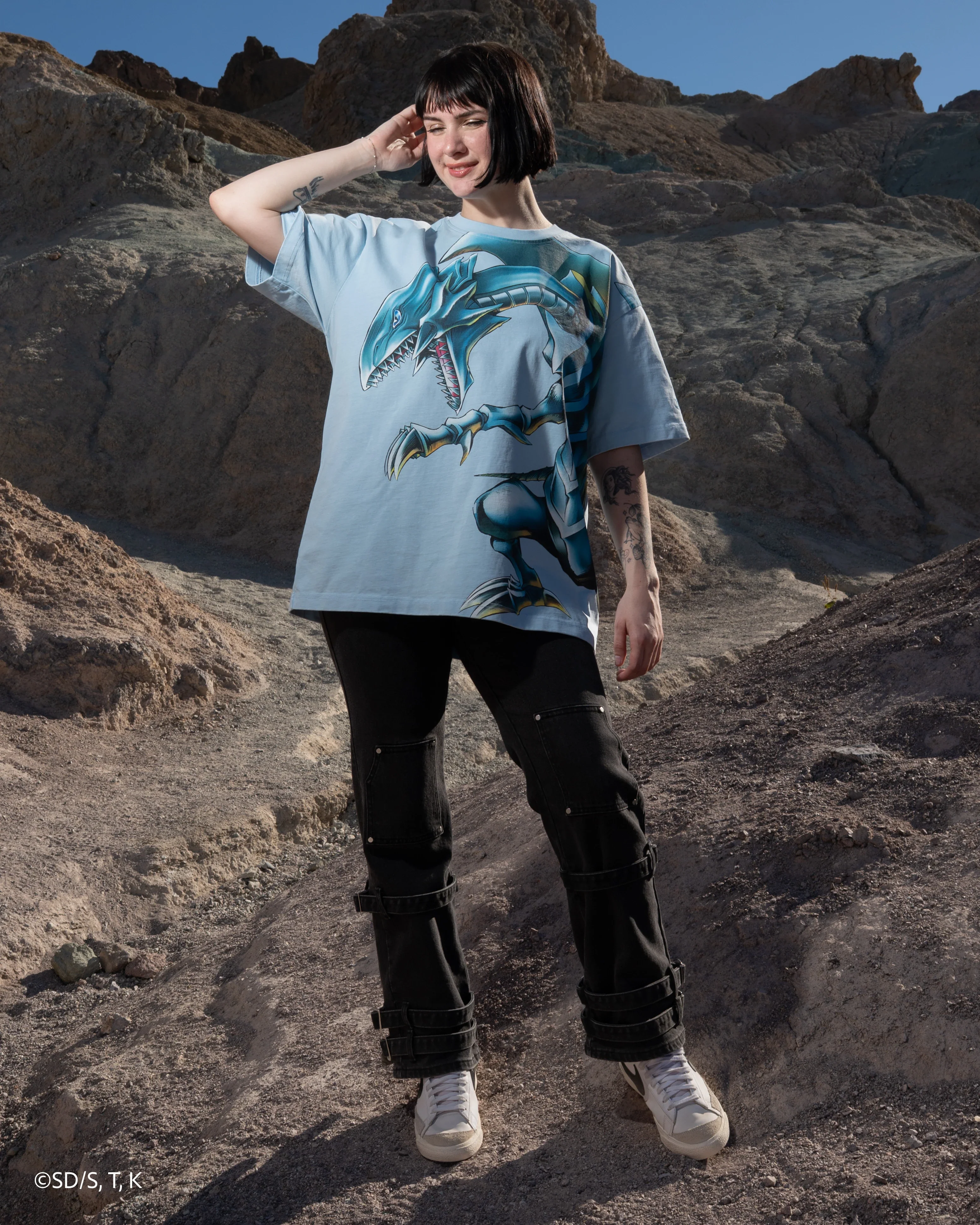 Blue Eyes White Dragon Card Tee - Image 3