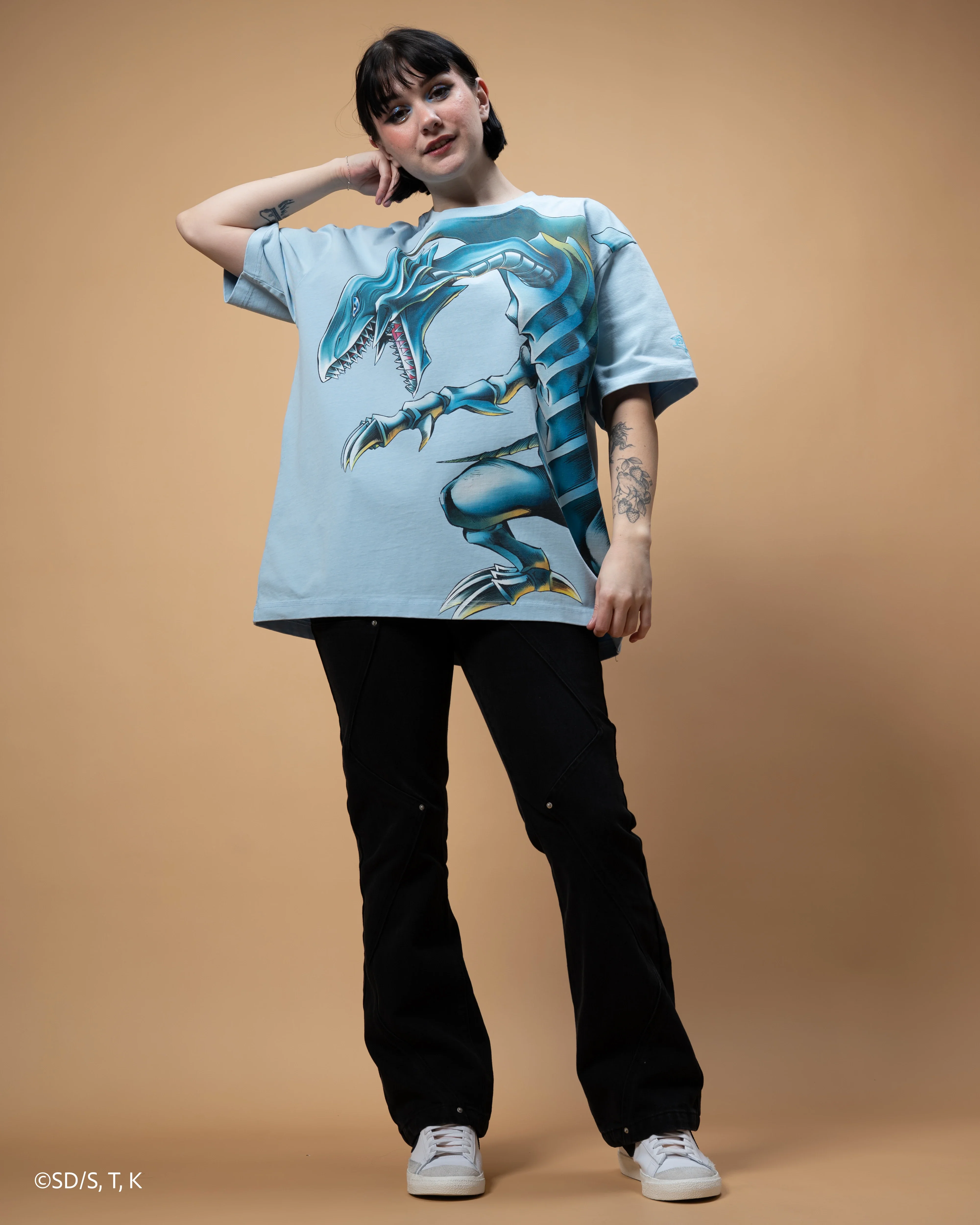 Blue Eyes White Dragon Card Tee - Image 4