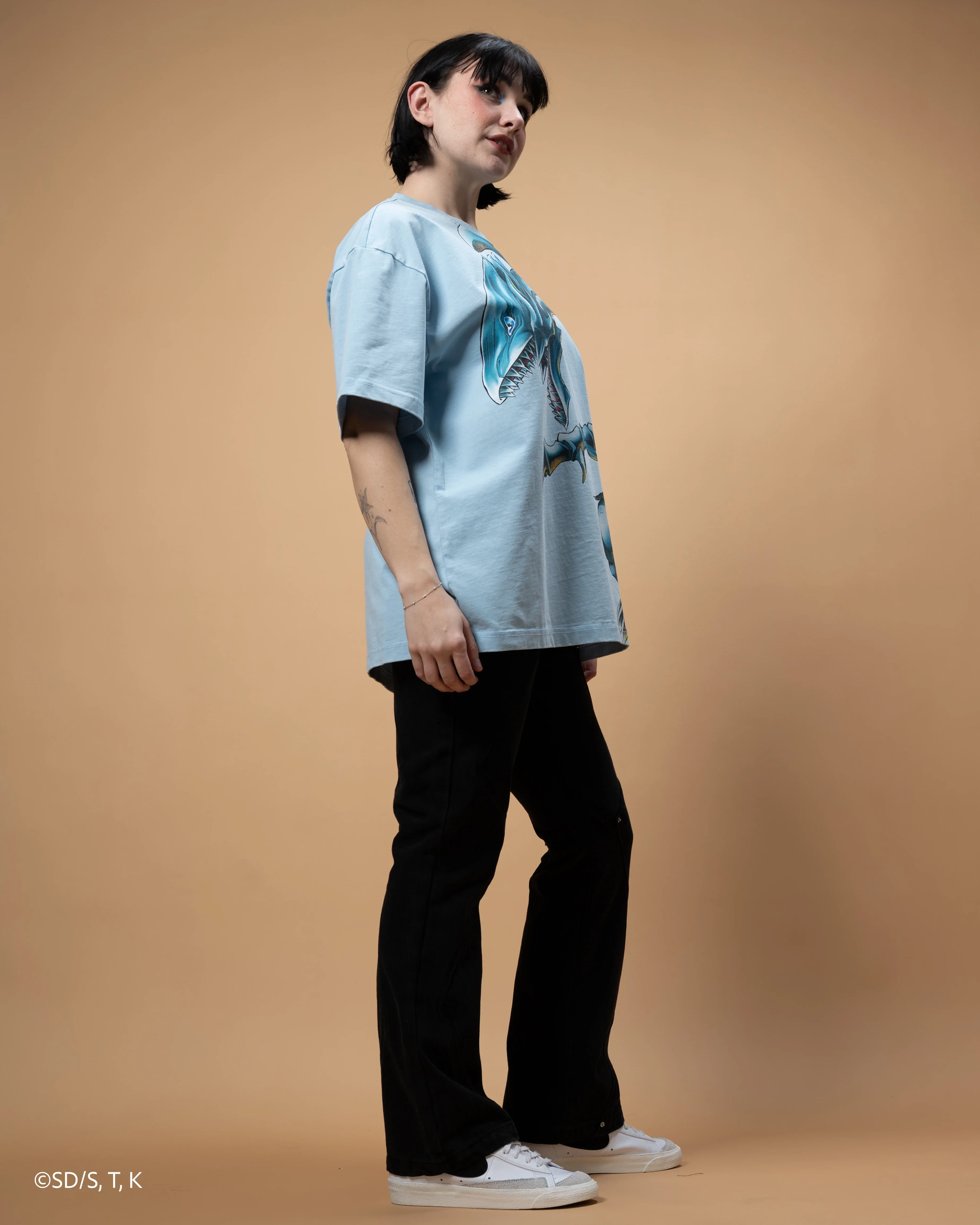 Blue Eyes White Dragon Card Tee - Image 7