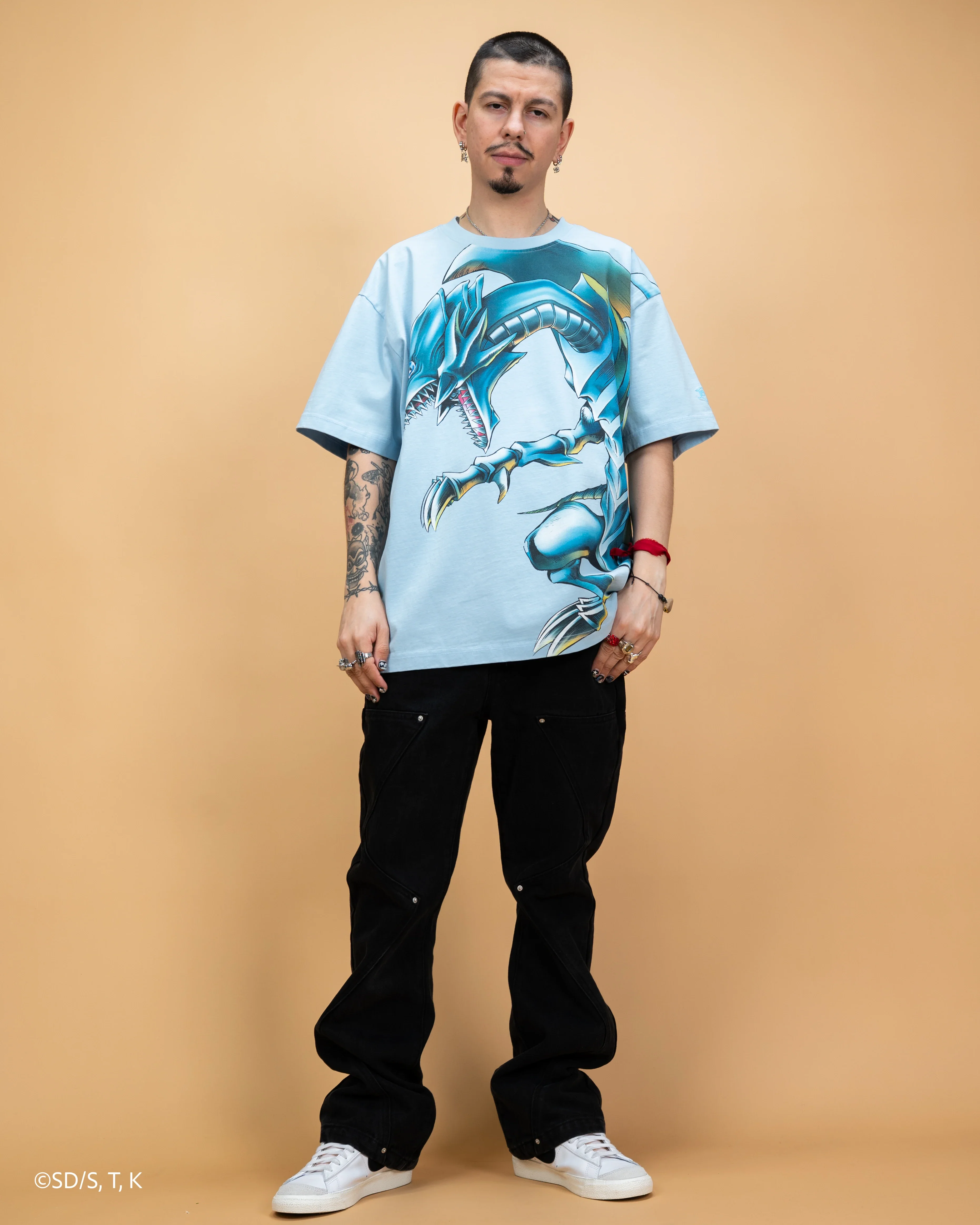 Blue Eyes White Dragon Card Tee - Image 8