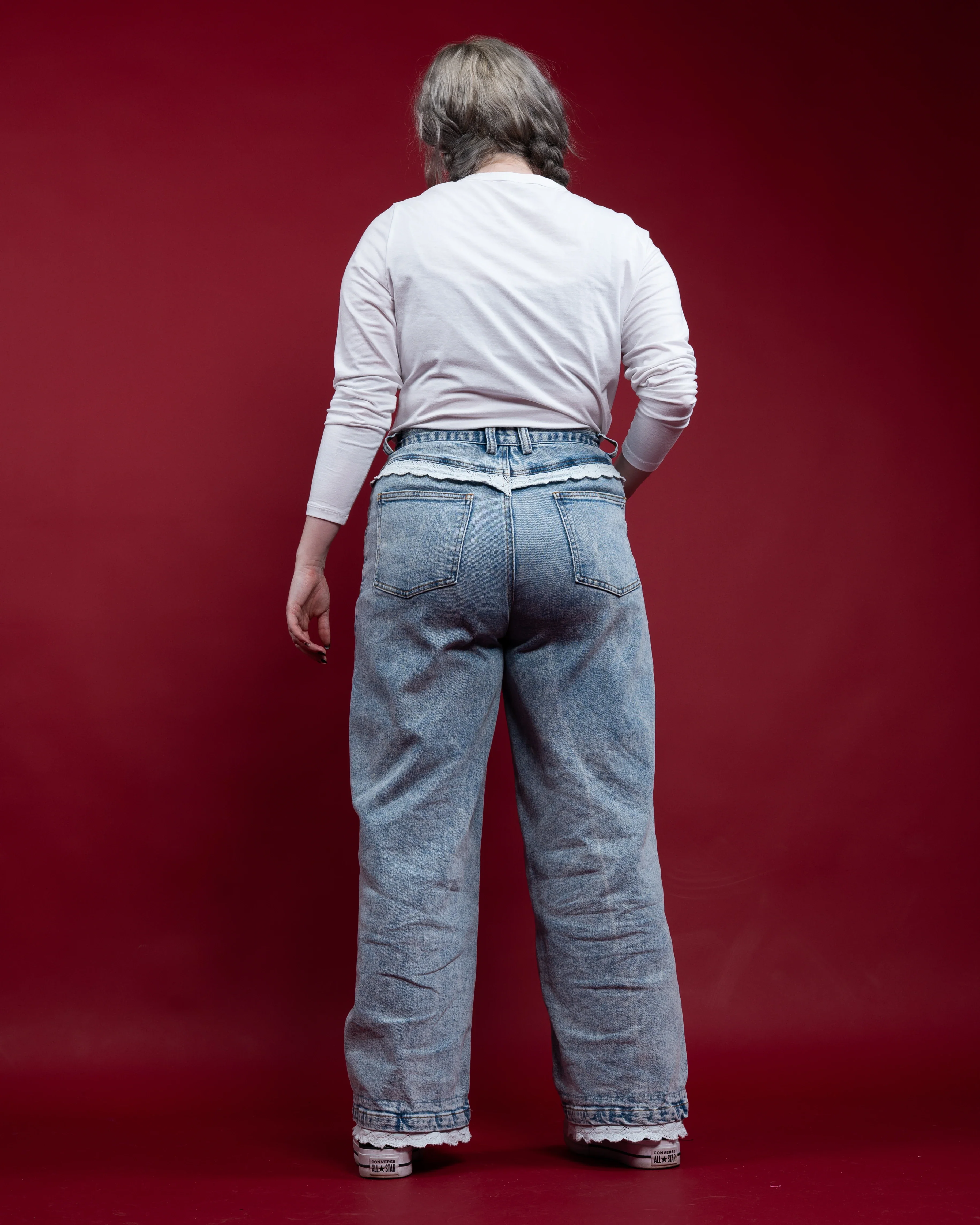 Blue Lace Jeans - Image 21