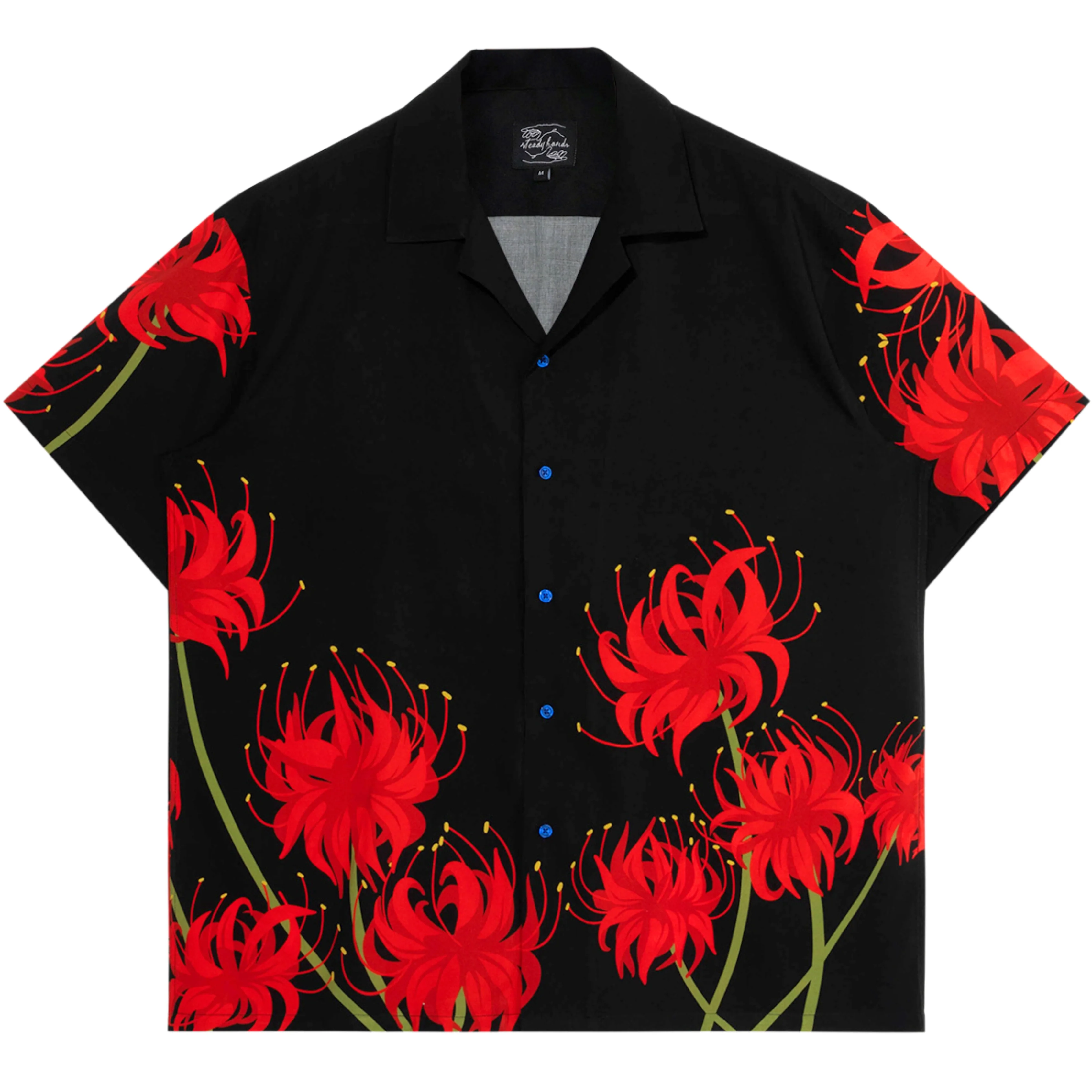 Blue Spider Lily Button Up - Image 2