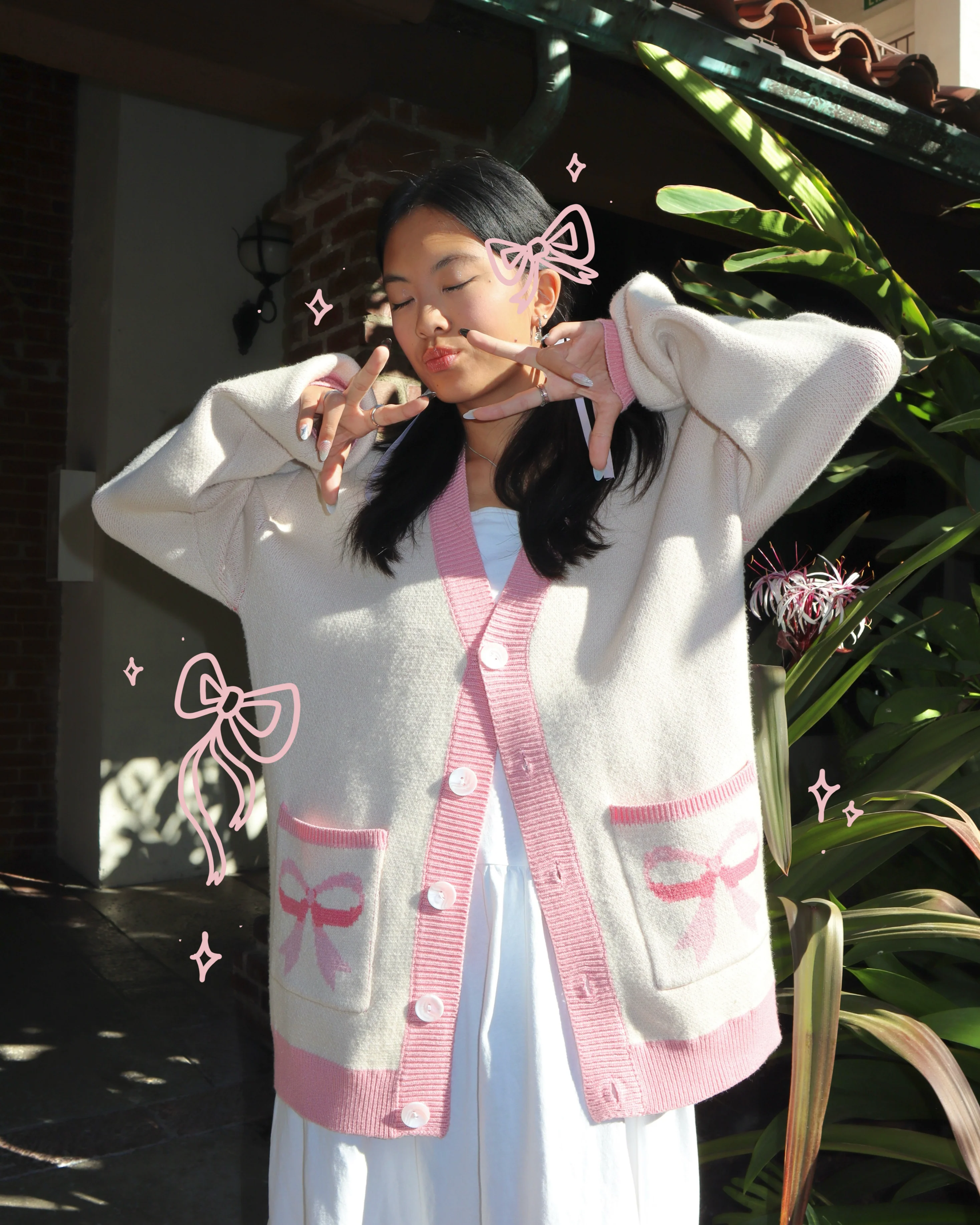 Bow Cardigan - Image 3