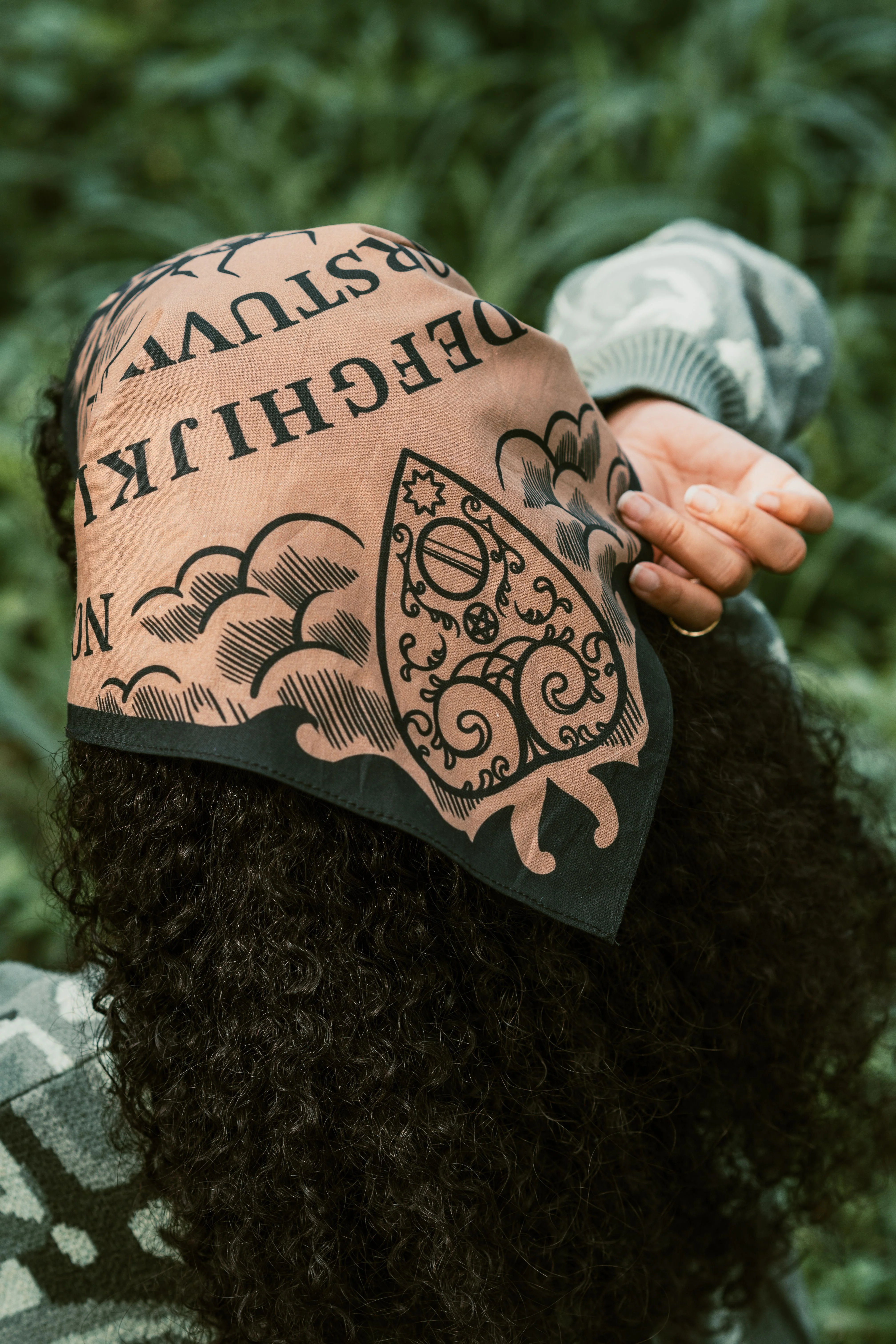 Brown Ouija Bandana - Image 3