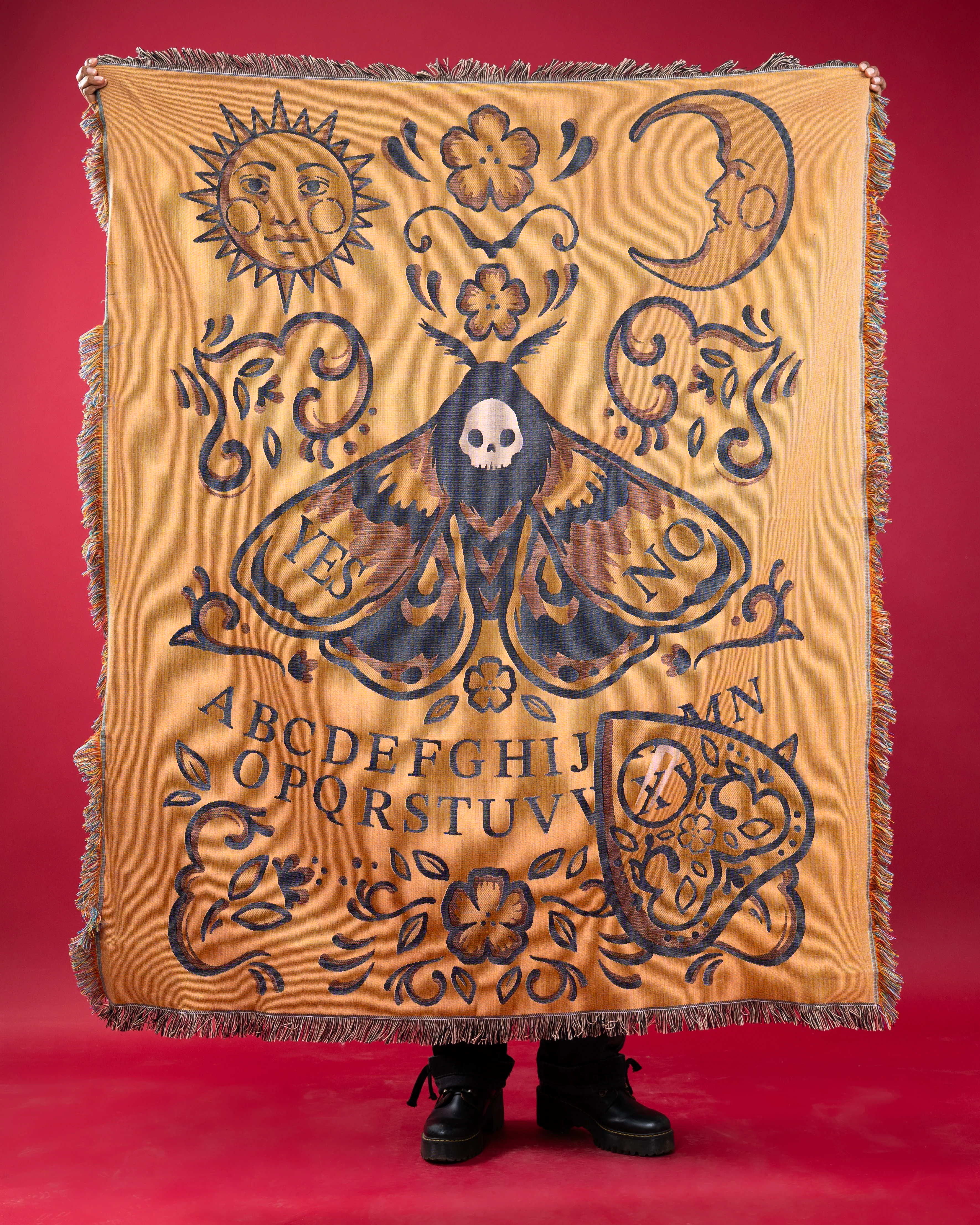 Brown Ouija Blanket - Image 3