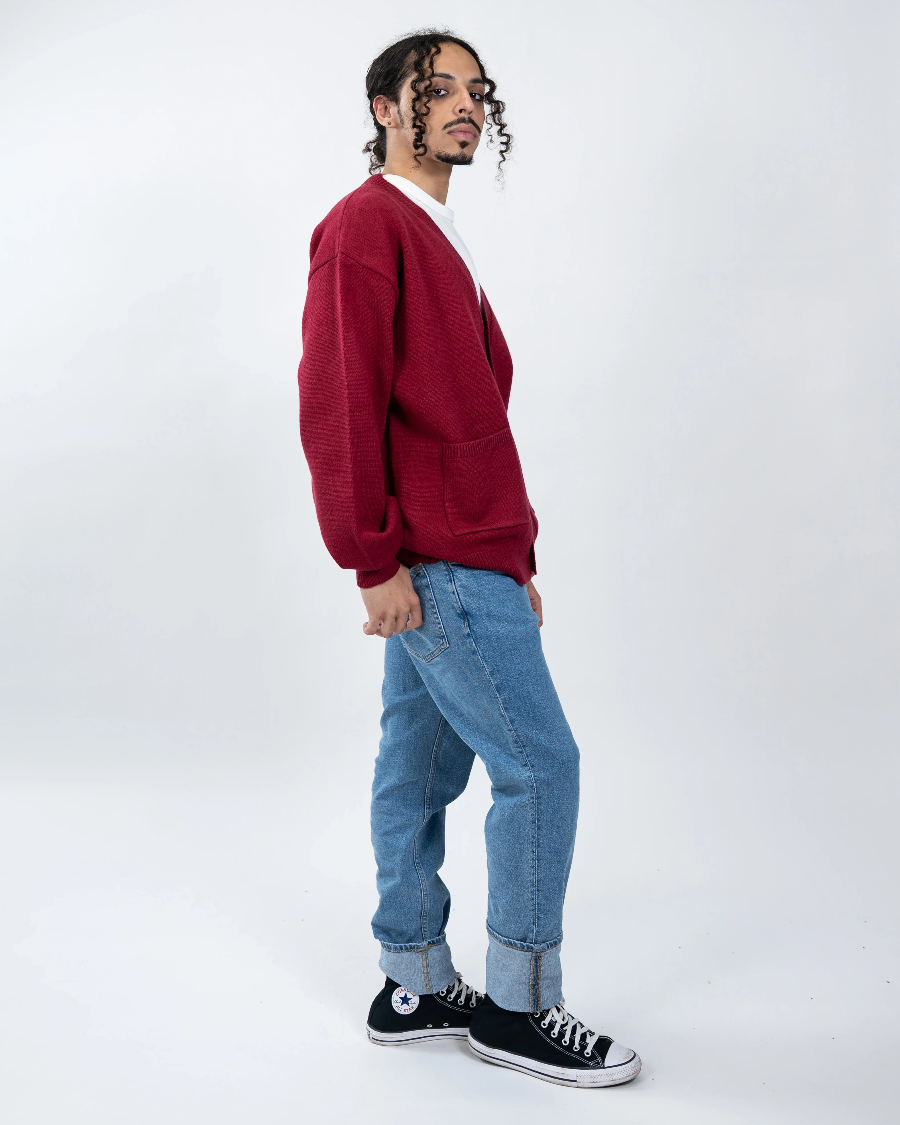 Burgundeez Nuts! Cardigan - Image 7