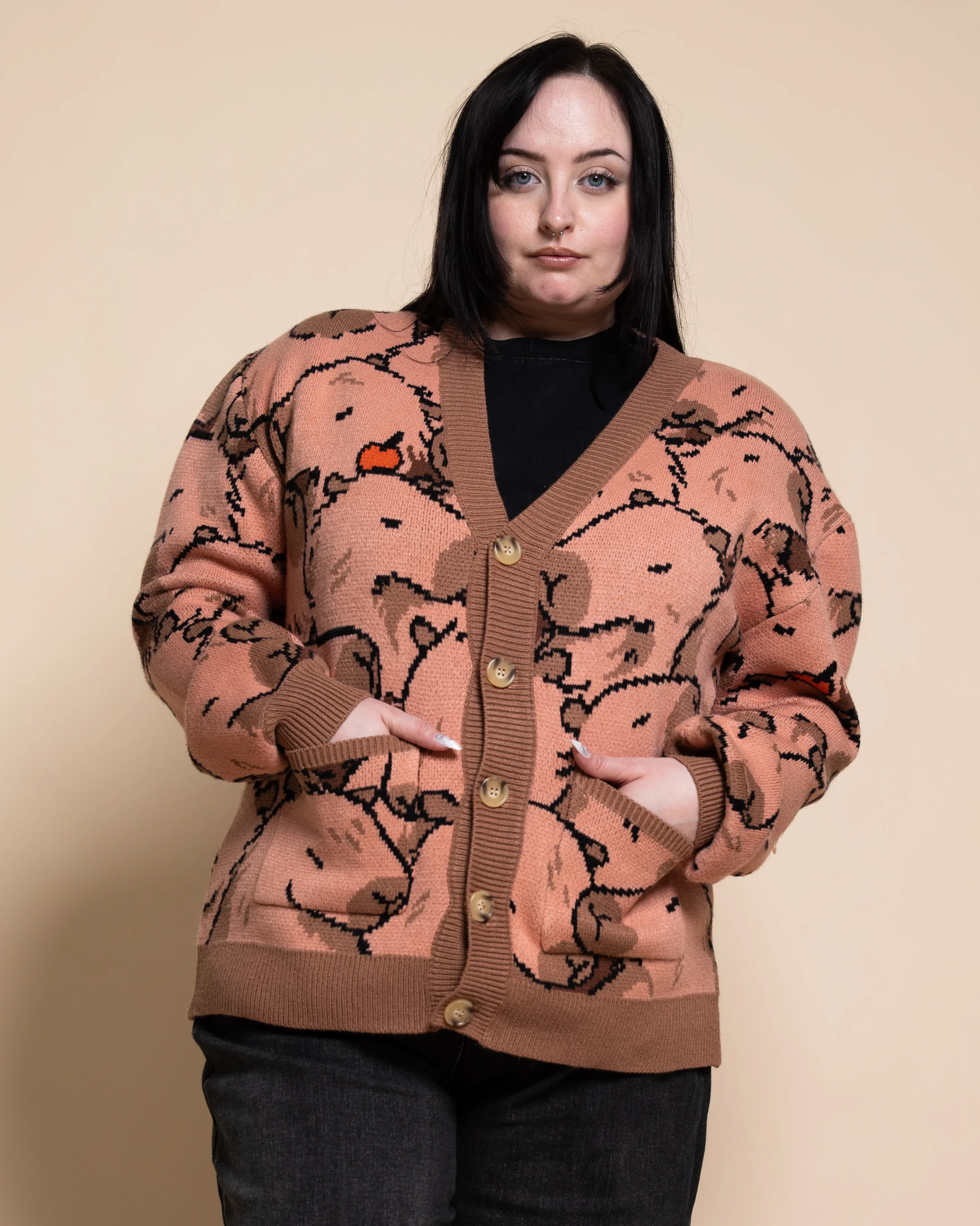 Capybara With Me Cardigan - Image 4