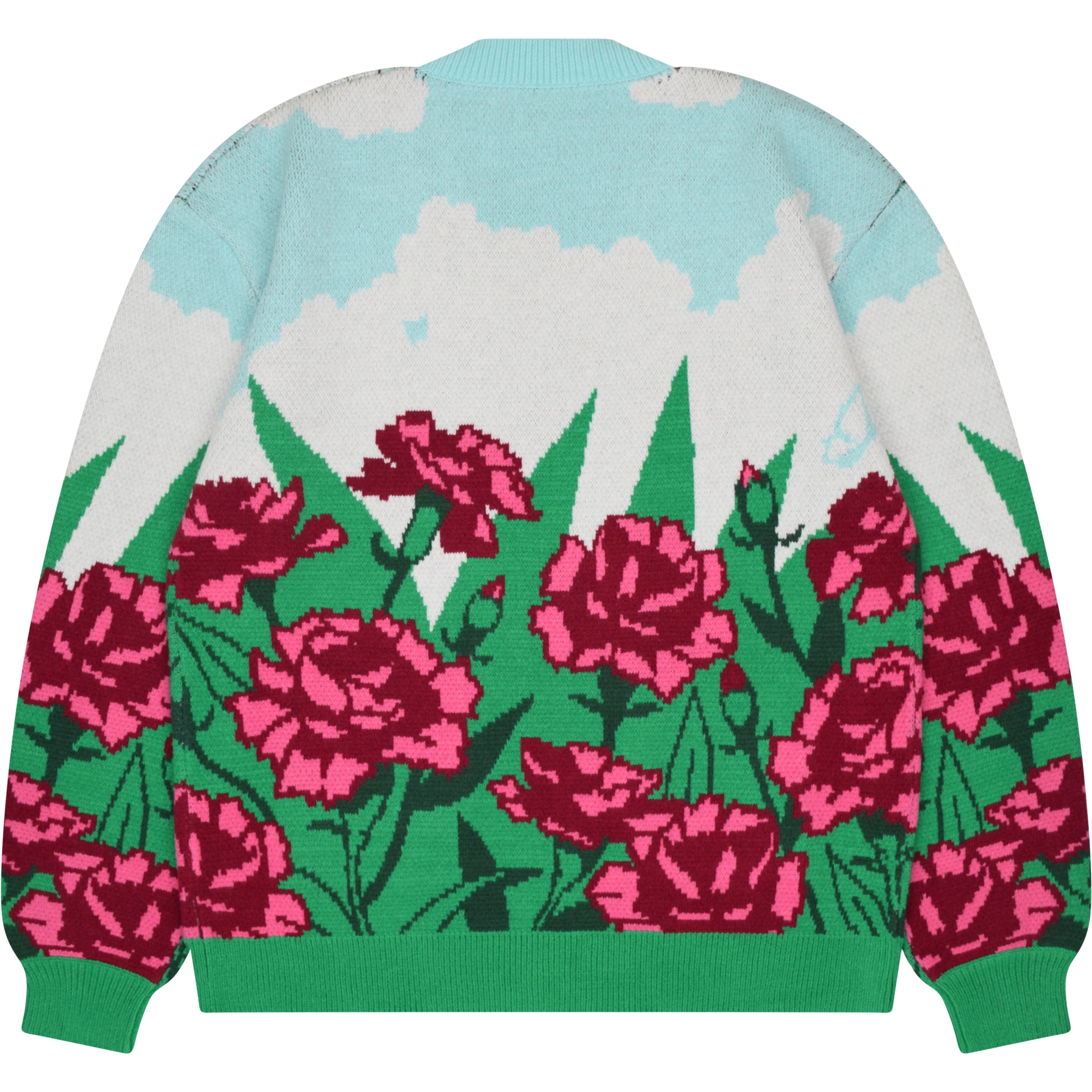 Carnation Flower Cardigan - Image 2